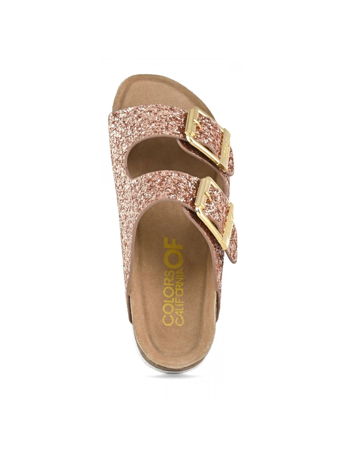 Colors Of California Sandalo Donna bio glitter metal buckles - HC.BIO35N PKGOL