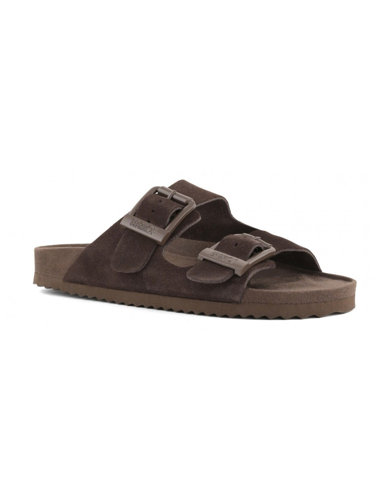 Colors Of California Sandalo Donna Monocolor suede sandal - HC.BIO56N MOKA