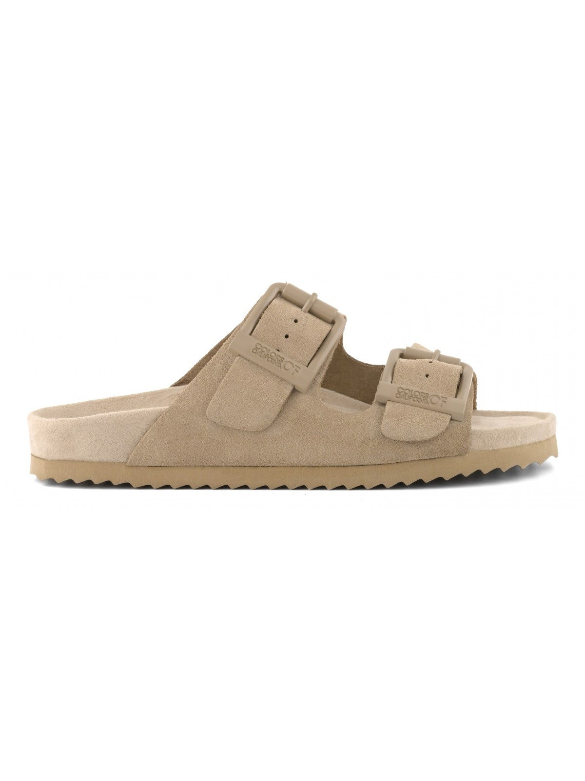 Colors Of California Sandalo Donna Monocolor suede sandal - HC.BIO56N MUD