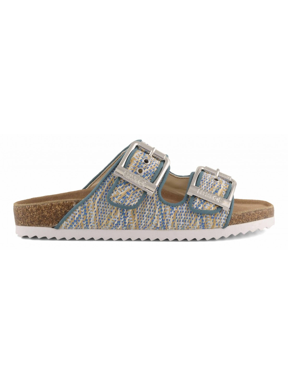 Colors Of California Sandalo Donna Sandal multicolor raffia - HC.BIO609 SEA