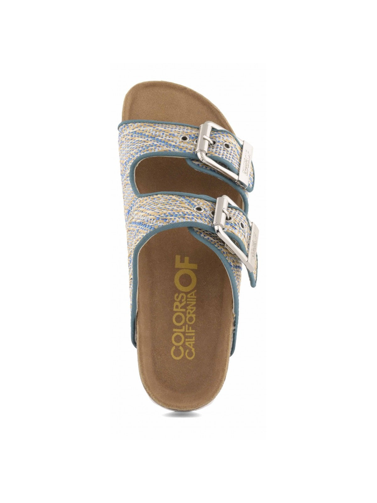 Colors Of California Sandalo Donna Sandal multicolor raffia - HC.BIO609 SEA