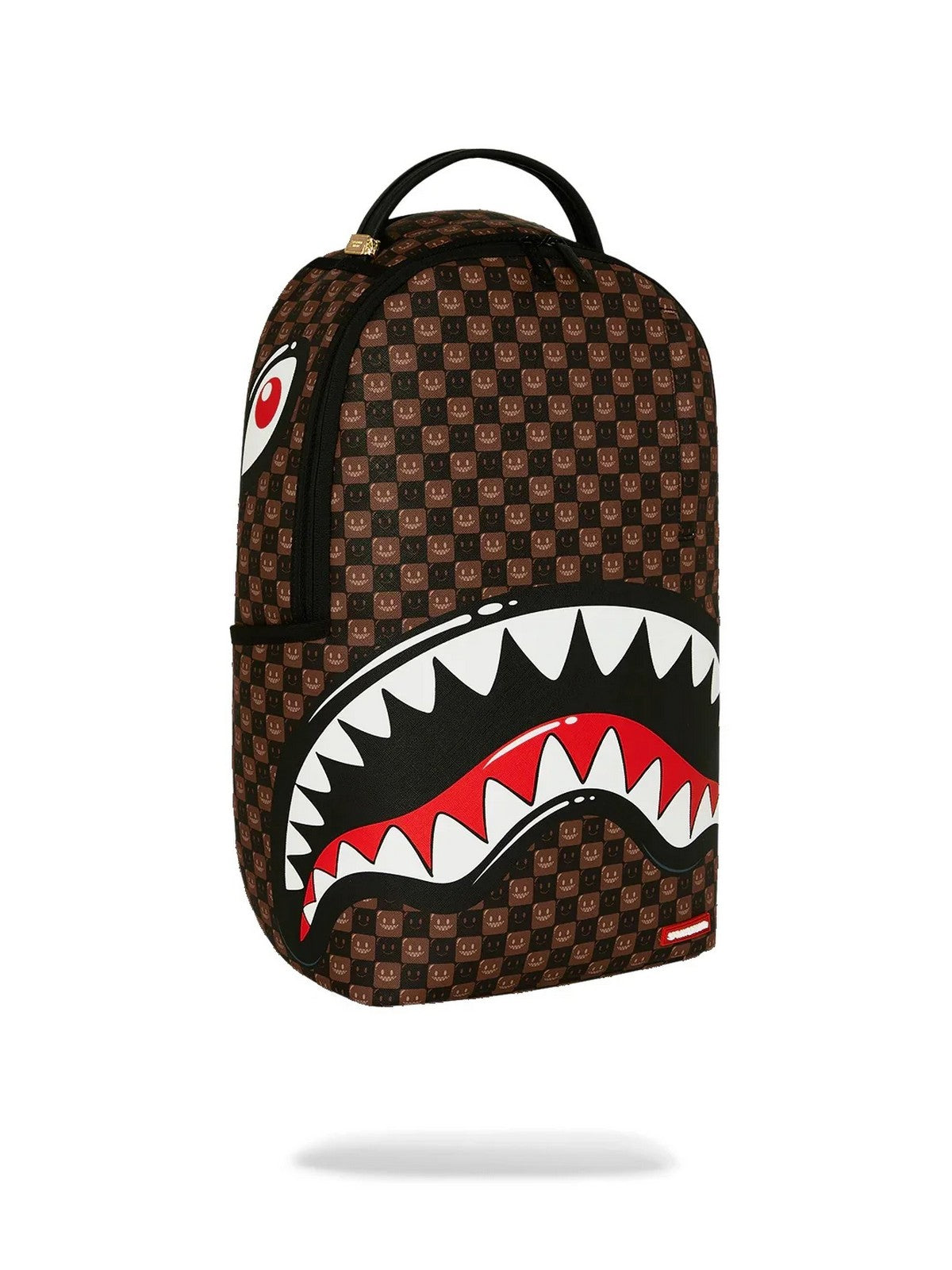 SPRAYGROUND Zaino Unisex adulto SHARKS IN PARIS WTF BUBBLE BROWN CHECK BACKPACK - 910B8634NSZ gioboutiqueweb
