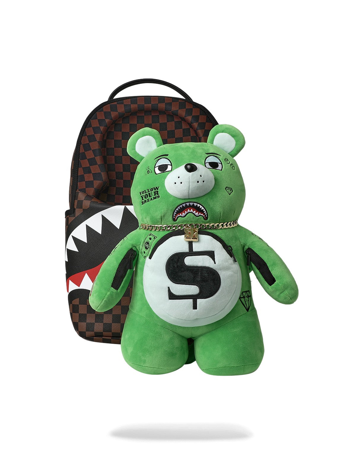 SPRAYGROUND Zaino Unisex adulto BEAR POUCH 2N1 BACKPACK - 910B8856NSZ gioboutiqueweb