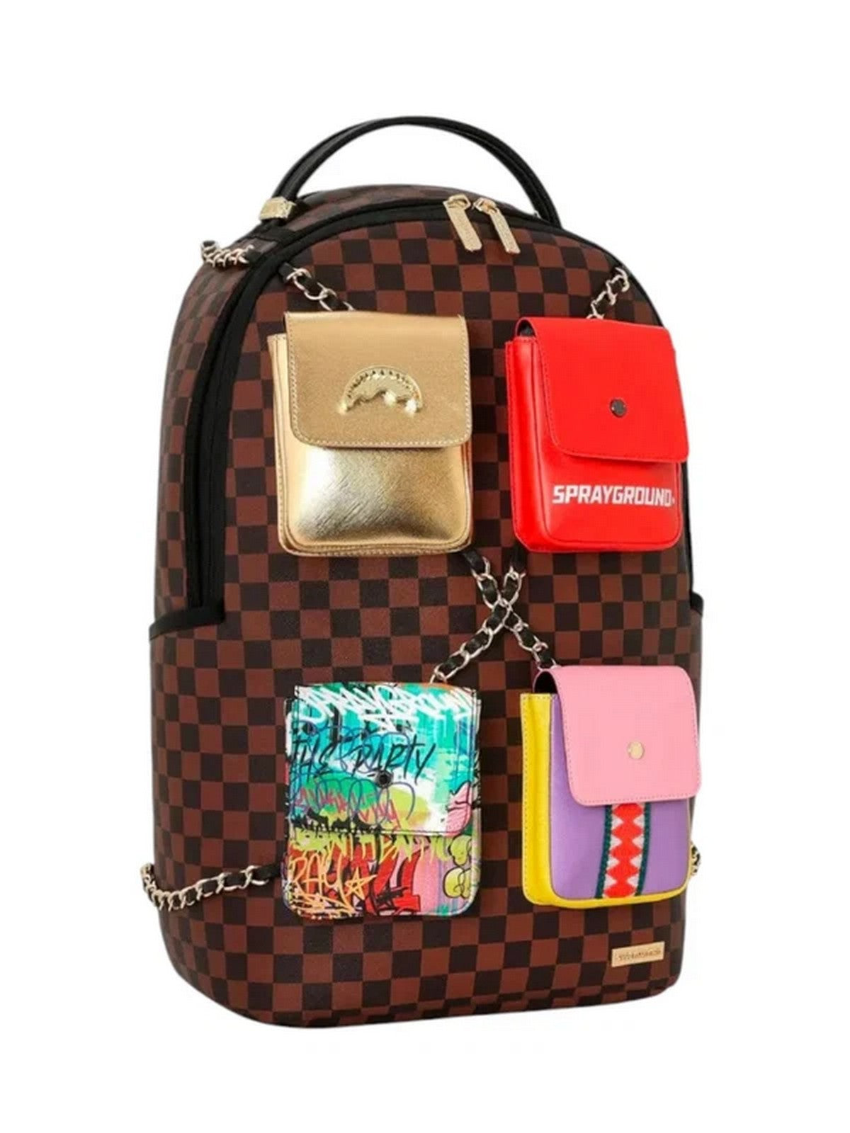 SPRAYGROUND Zaino Unisex adulto HANGING POCKETS MIX UP BACKPACK - 910B8990NSZ