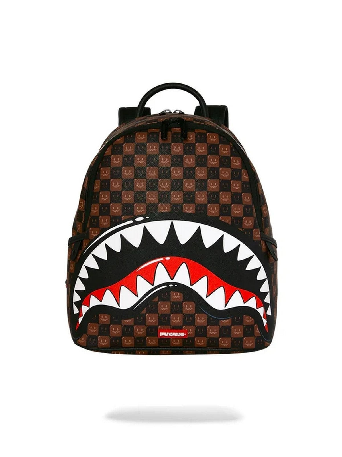 SPRAYGROUND Zaino Unisex adulto SHARKS IN PARIS WTF BUBBLE BROWN CHECK SAVAGE BACKPACK - 910B9305NSZ