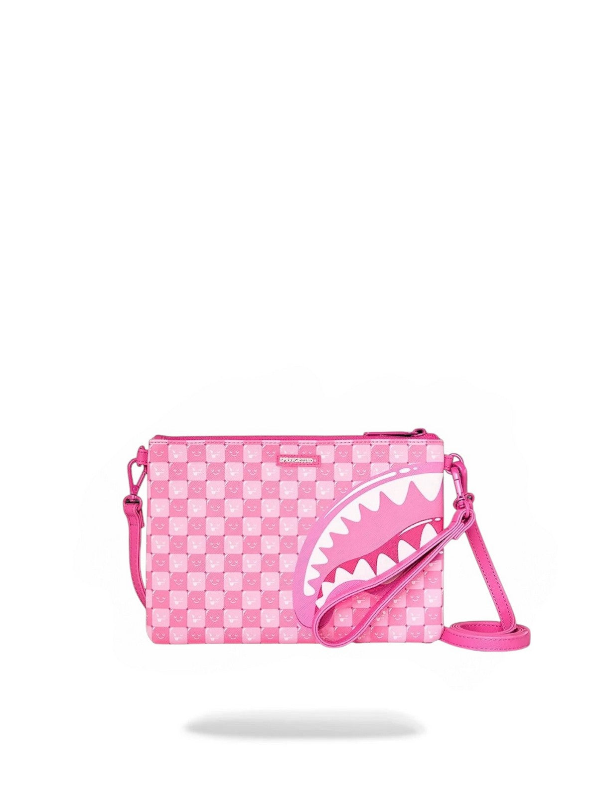 SPRAYGROUND Pochette Donna PINK NEW CHECK FACES CROSSOVER CLUTCH - 910B9321NSZ