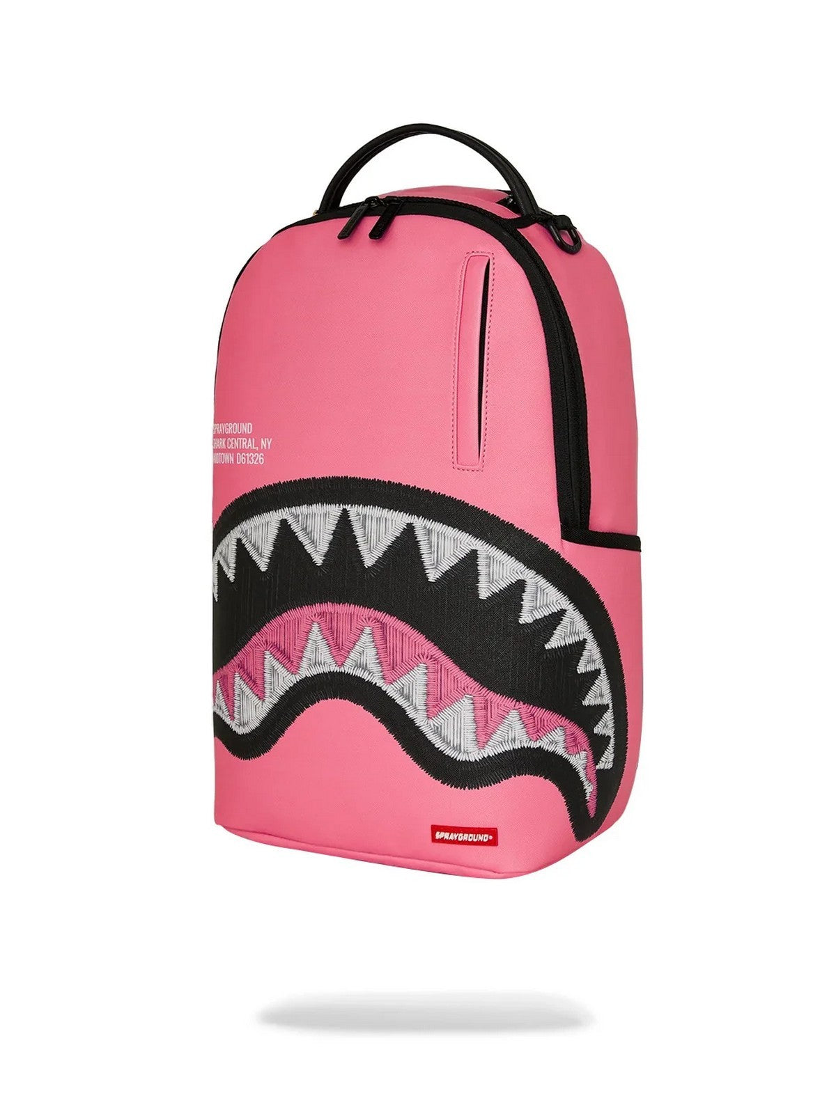 SPRAYGROUND Zaino Unisex adulto SHARK CENTRAL PINK EMBROIDERED SHARK BACKPACK - 910B9630NSZ