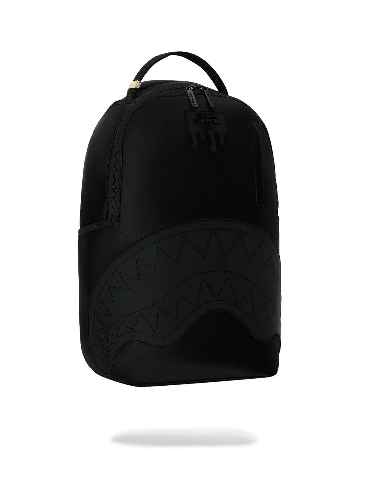 SPRAYGROUND Zaino Unisex adulto SHARK CENTRAL BLACKED OUT EMBOSSED NYLON BACKPACK - 910B9635NSZ