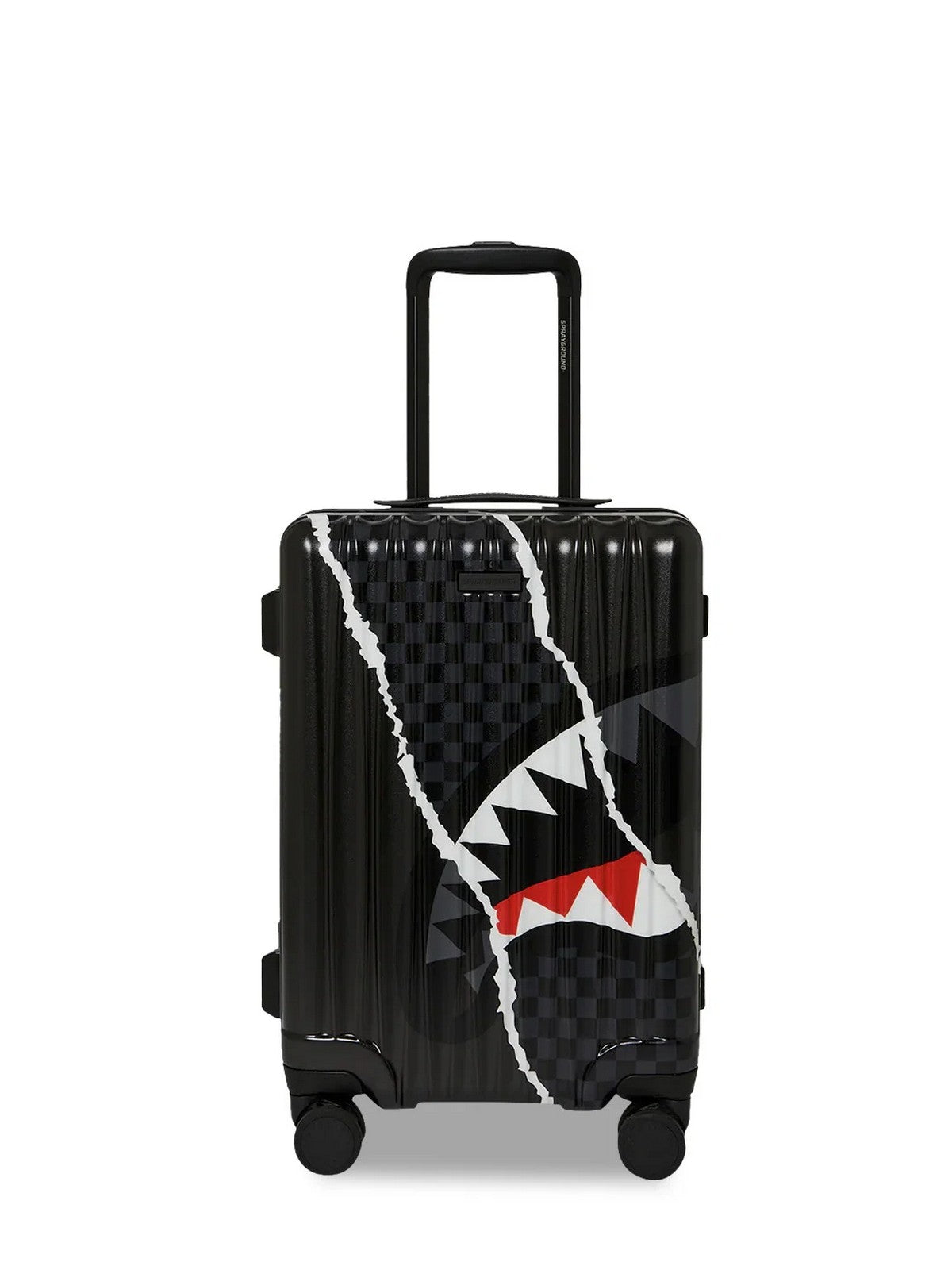SPRAYGROUND Trolley Unisex adulto CENTER RIP REVEALING GRAY CHECK CARRY-ON LUGGAGE - 910CL323NSZ gioboutiqueweb