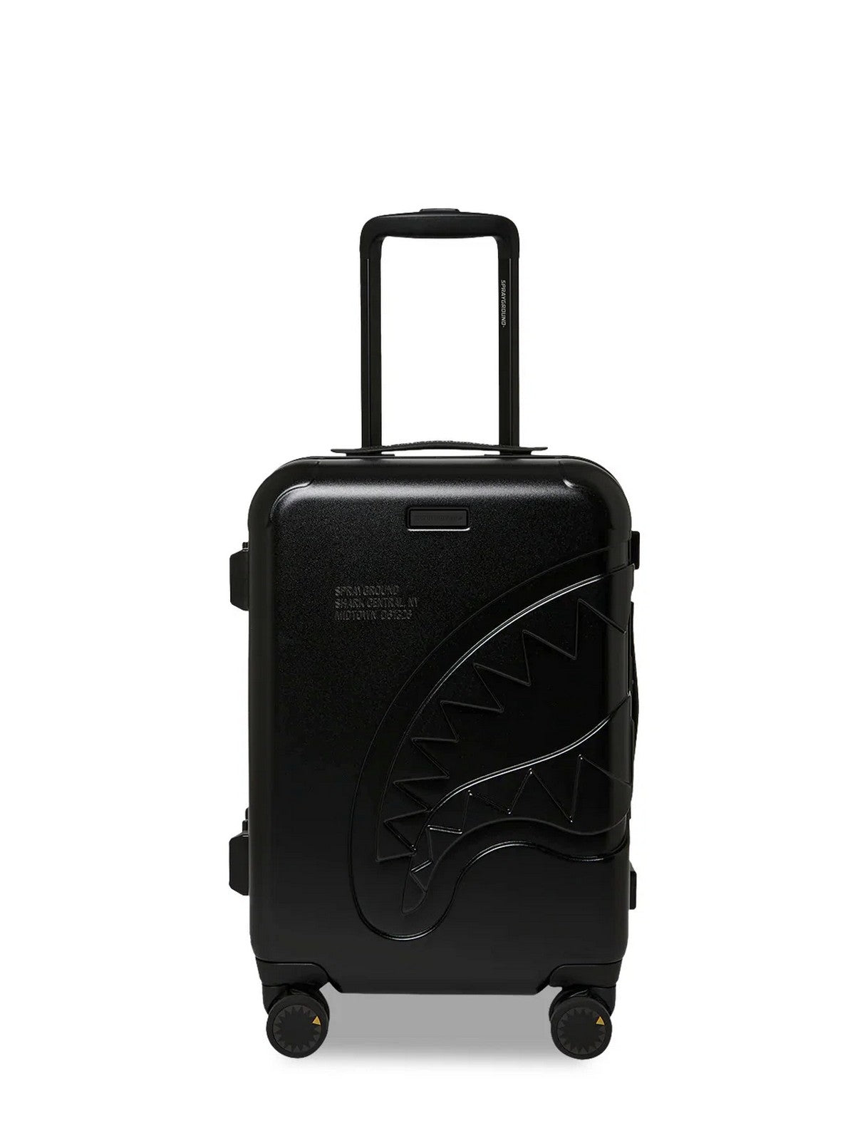 SPRAYGROUND Trolley Unisex adulto BLACKED OUT EMBOSSED GOLD TOOTH CARRY-ON LUGGAGE - 910CL326NSZ gioboutiqueweb