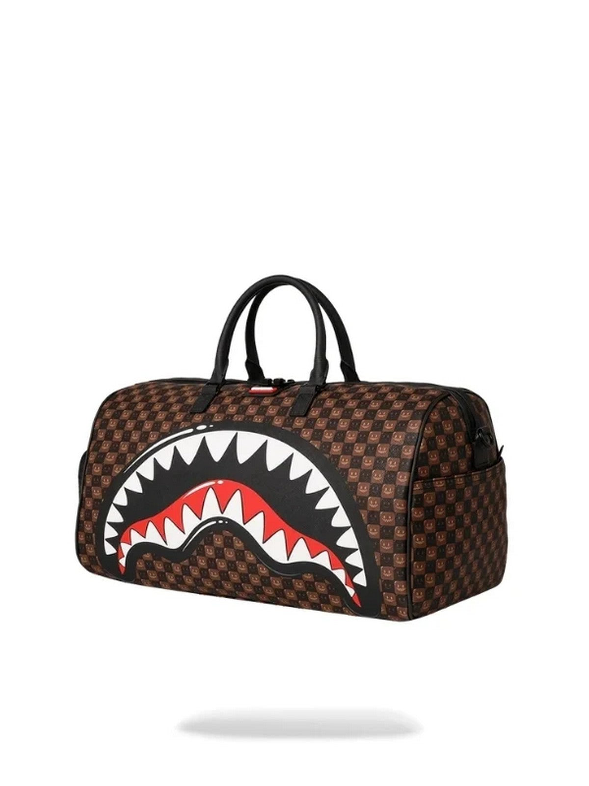 SPRAYGROUND Borsone Unisex adulto SHARKS IN PARIS WTF BUBBLE BROWN CHECK DUFFLE - 910D9306NSZ