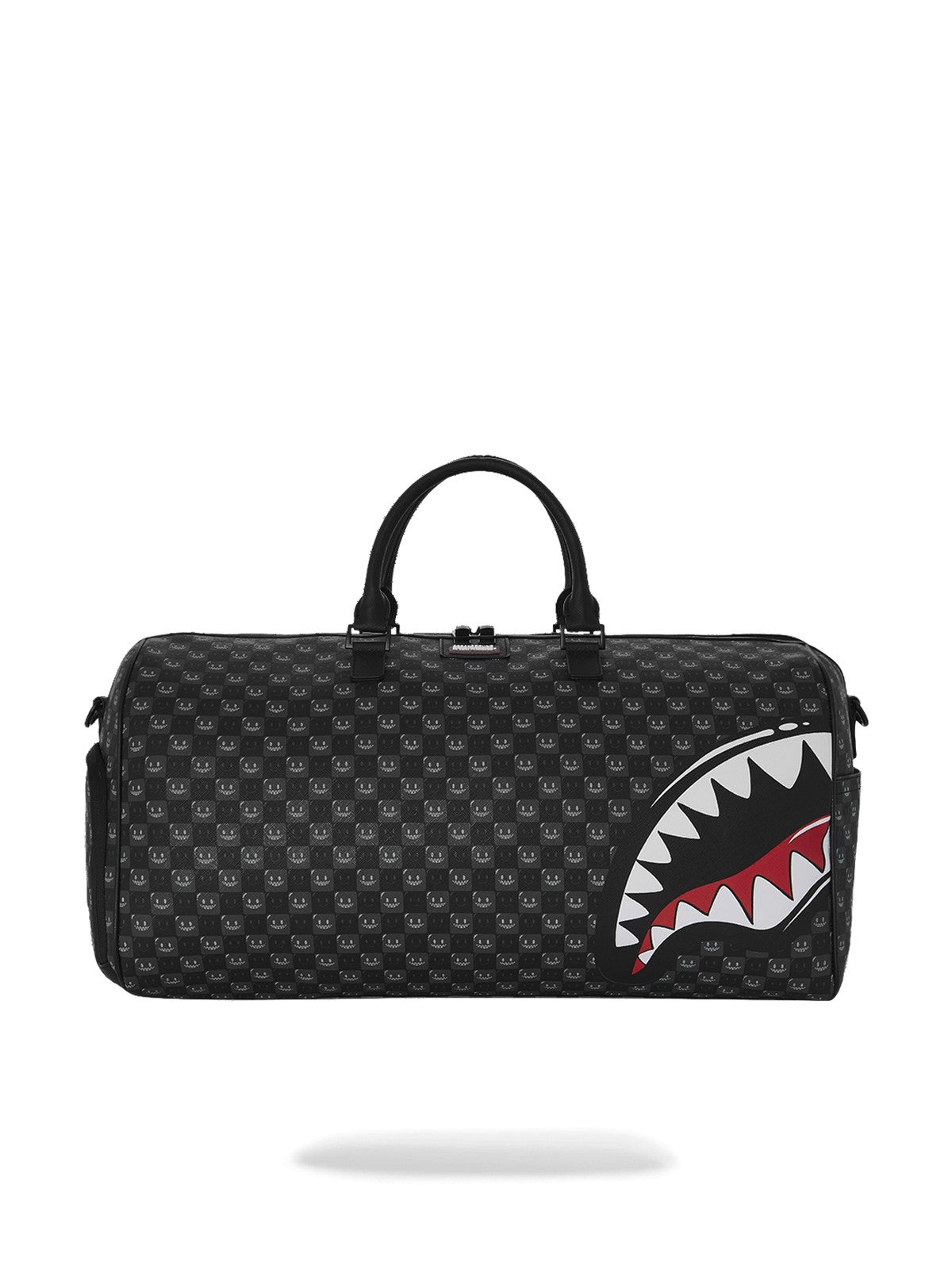 SPRAYGROUND Borsone Unisex adulto SHARKS IN PARIS WTF BUBBLY BLACK CHECK DUFFLE - 910D9312NSZ