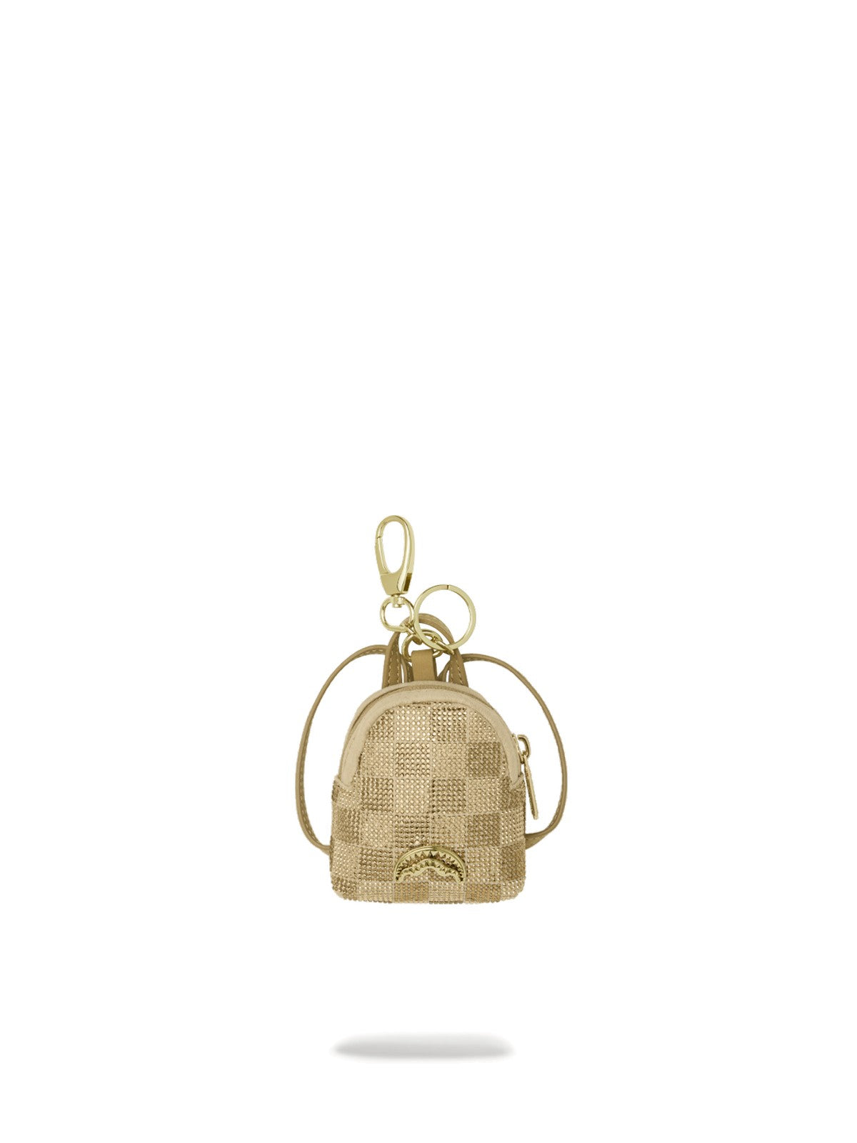 SPRAYGROUND Portachiave Unisex adulto 2 TONE GOLD TRINITY BACKPACK KEYCHAIN - 910K9483NSZ gioboutiqueweb