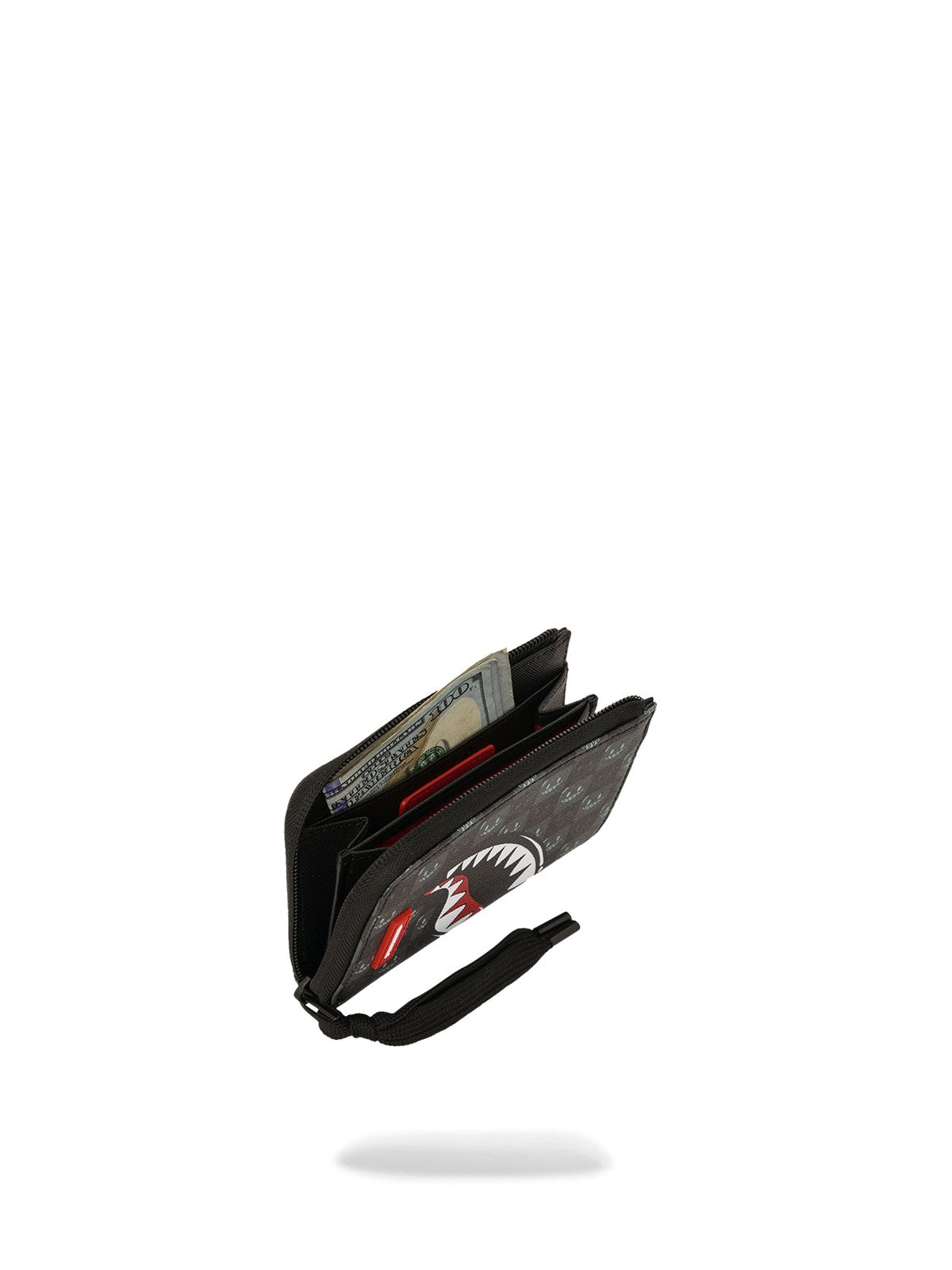 SPRAYGROUND Portafoglio Unisex adulto SHARKS IN PARIS WTF BUBBLY BLACK CHECK WALLET - 910W9315NSZ