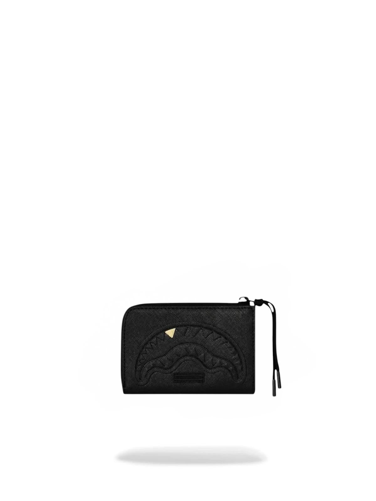 SPRAYGROUND Portafoglio Unisex adulto BLACKED OUT EMBOSSED GOLD TOOTH WALLET - 910W9328NSZ
