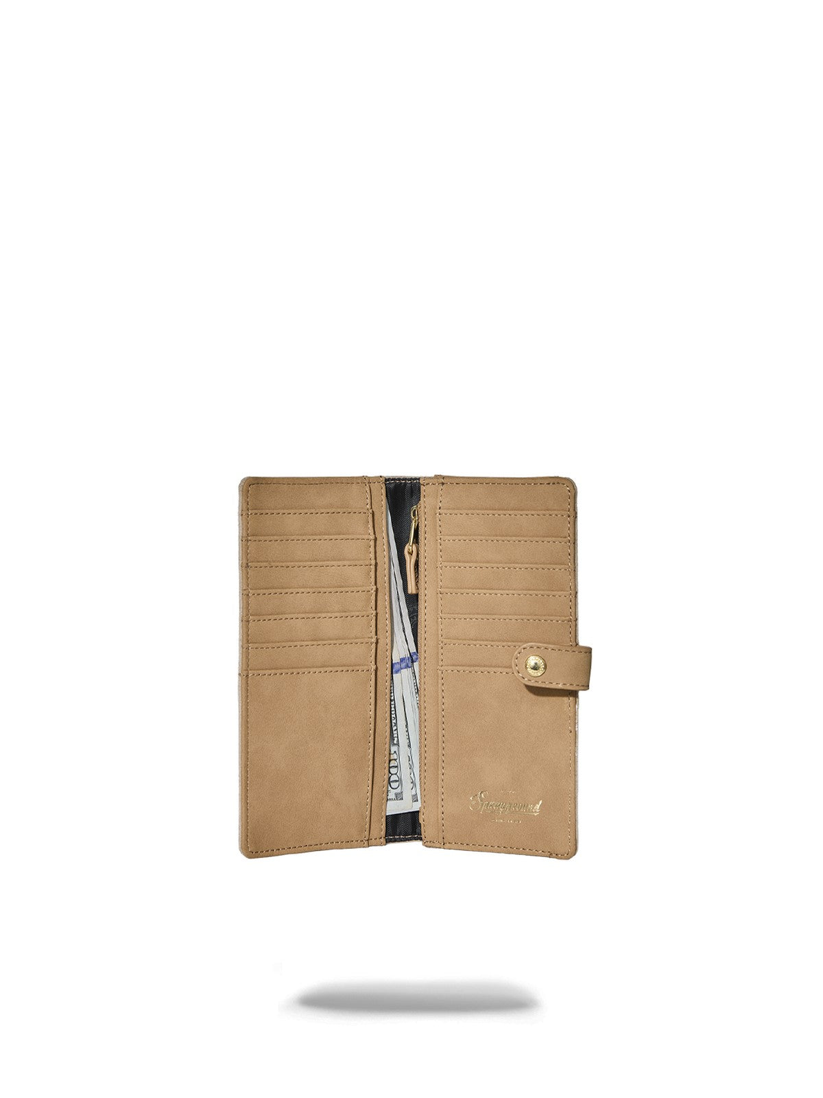 SPRAYGROUND Portafoglio Donna 2 TONE GOLD TRINITY SINGLE FOLD WALLET - 910W9480NSZ gioboutiqueweb