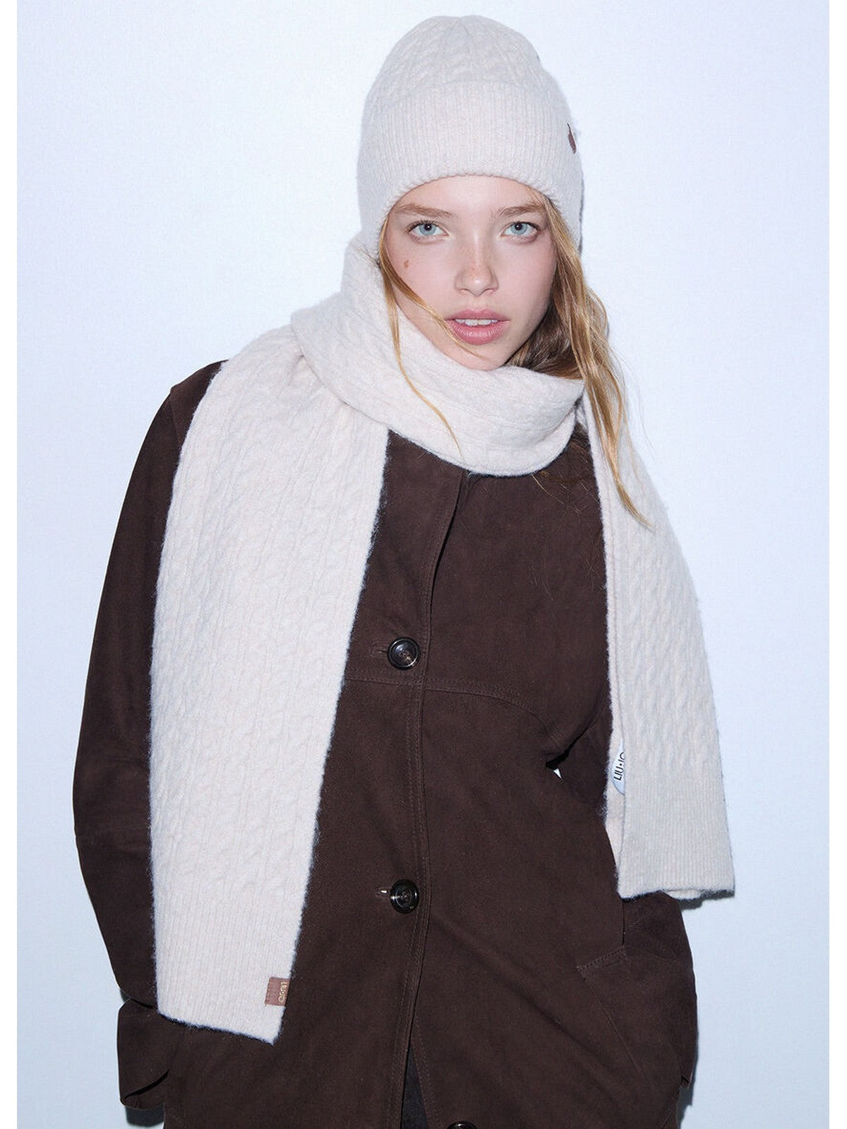 LIU JO SOFT Sciarpa e cappello Donna Burro - 2F6001MA29S 00192