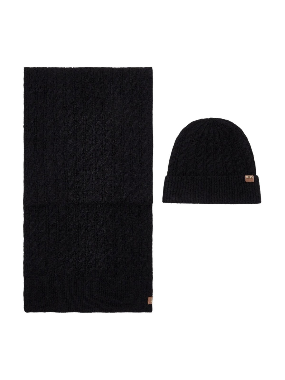 LIU JO SOFT Sciarpa e Cappello Donna Nero - 2F6001MA29S 22222