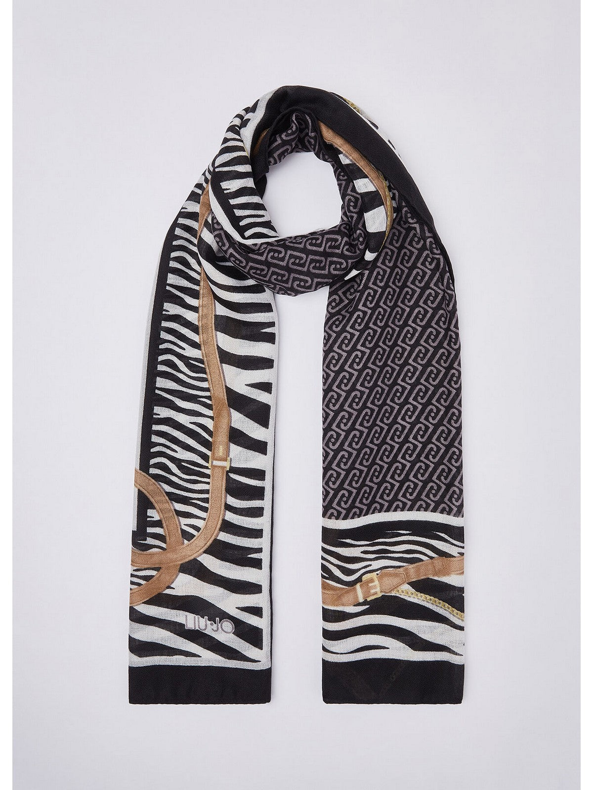 LIU JO SOFT Sciarpa Donna Nero - 2F6063T2745 22222