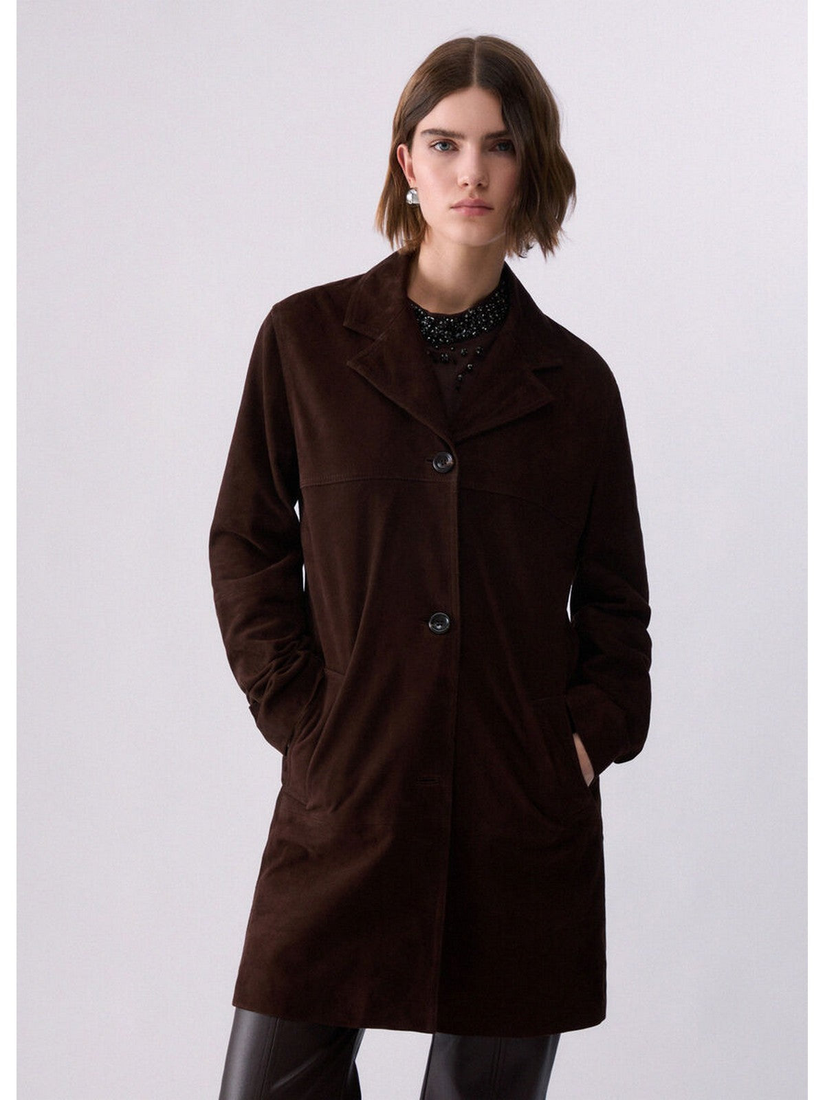 LIU JO BLACK Cappotto Donna Dark cacao - CF6122P0382 X0800