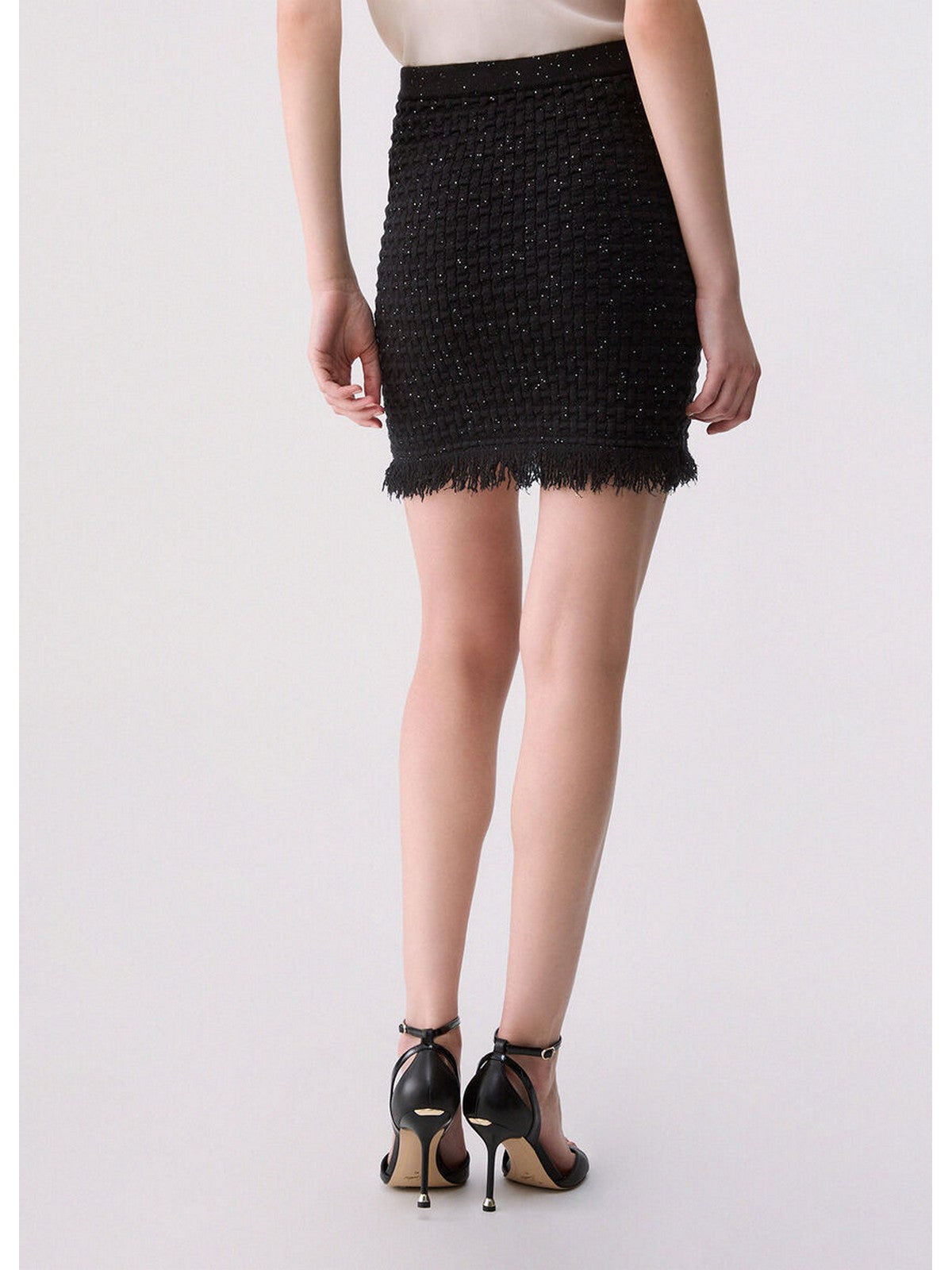 LIU JO BLACK Gonna Donna Nero - CF6158MS052 22222