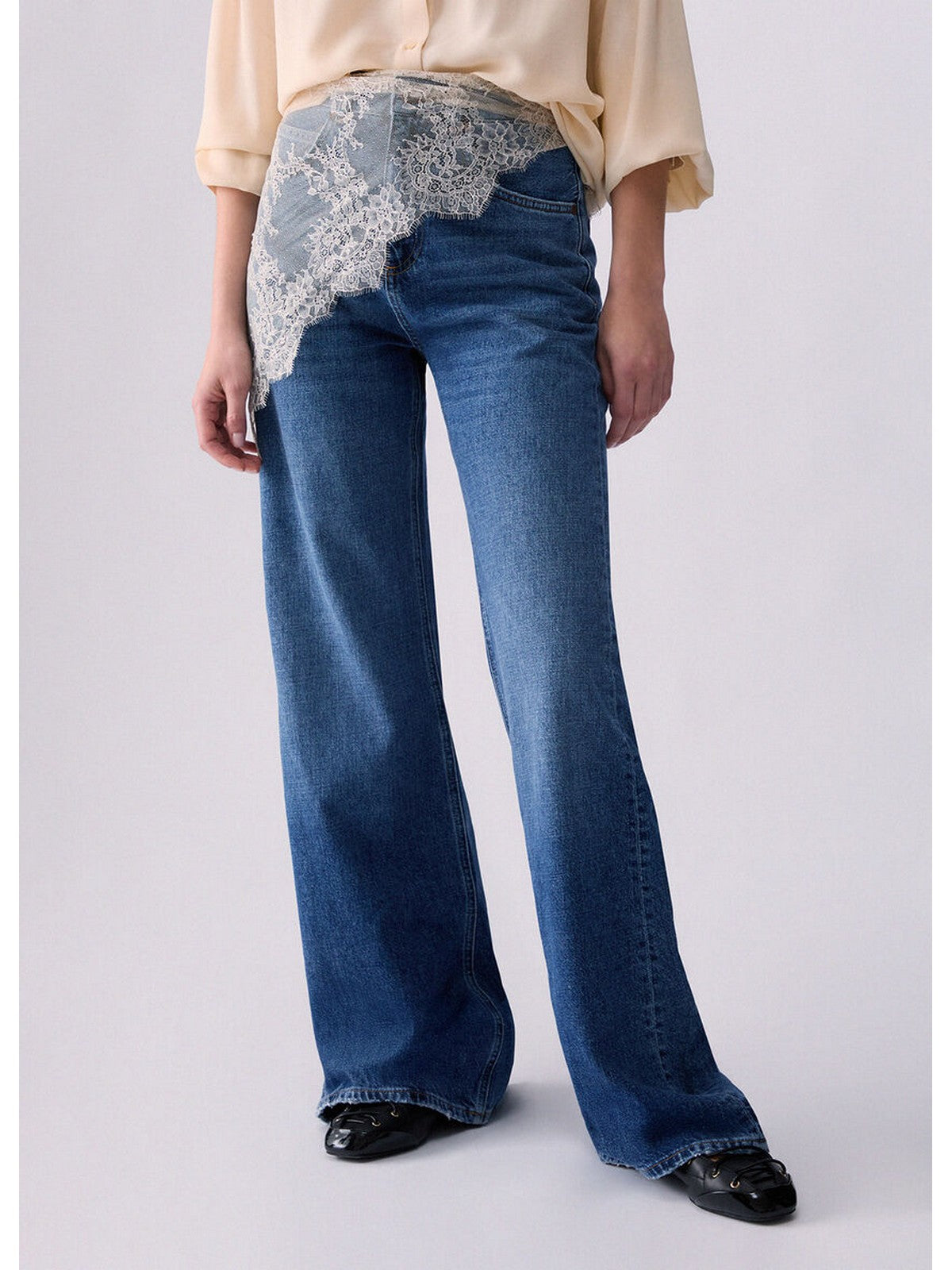 LIU JO BLACK Jeans Donna Den.Blu sand wash - CF6179D5082 77097