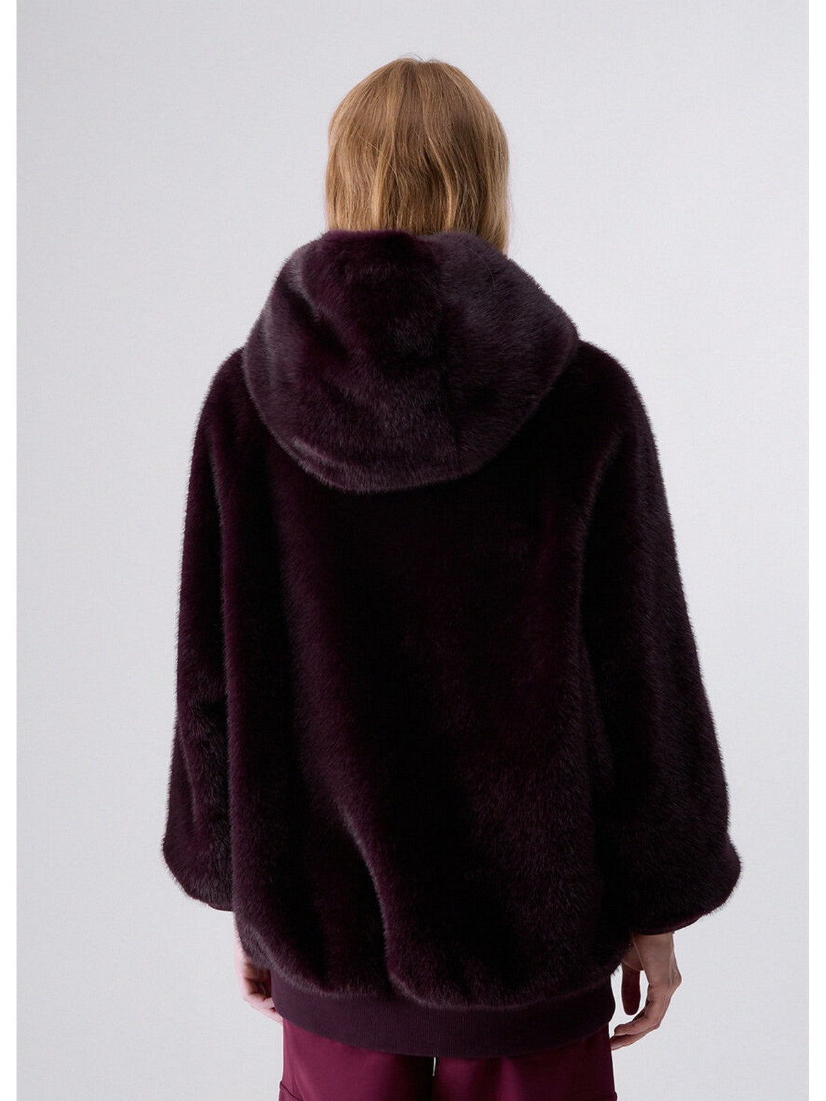 LIU JO SPORT Pelliccia Donna Dk.red aubergine - TF6064E1135 X0790