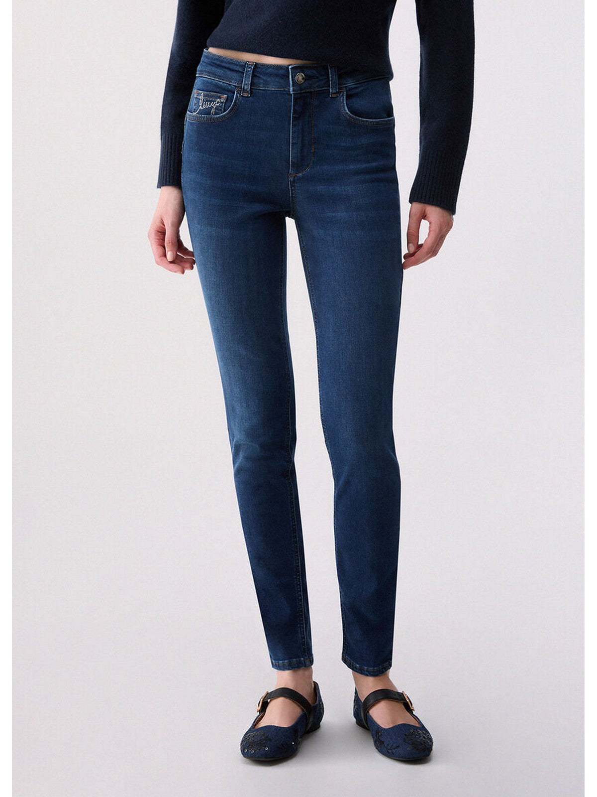 LIU JO BLUE DENIM Jeans Donna Denim dk Blue luc.wa - UF6013D0356 79087 gioboutiqueweb