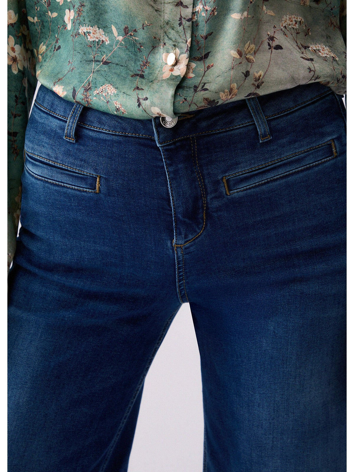 LIU JO BLUE DENIM Jeans Donna Den.Blue dk.real was - UF6069DS004 78263 gioboutiqueweb