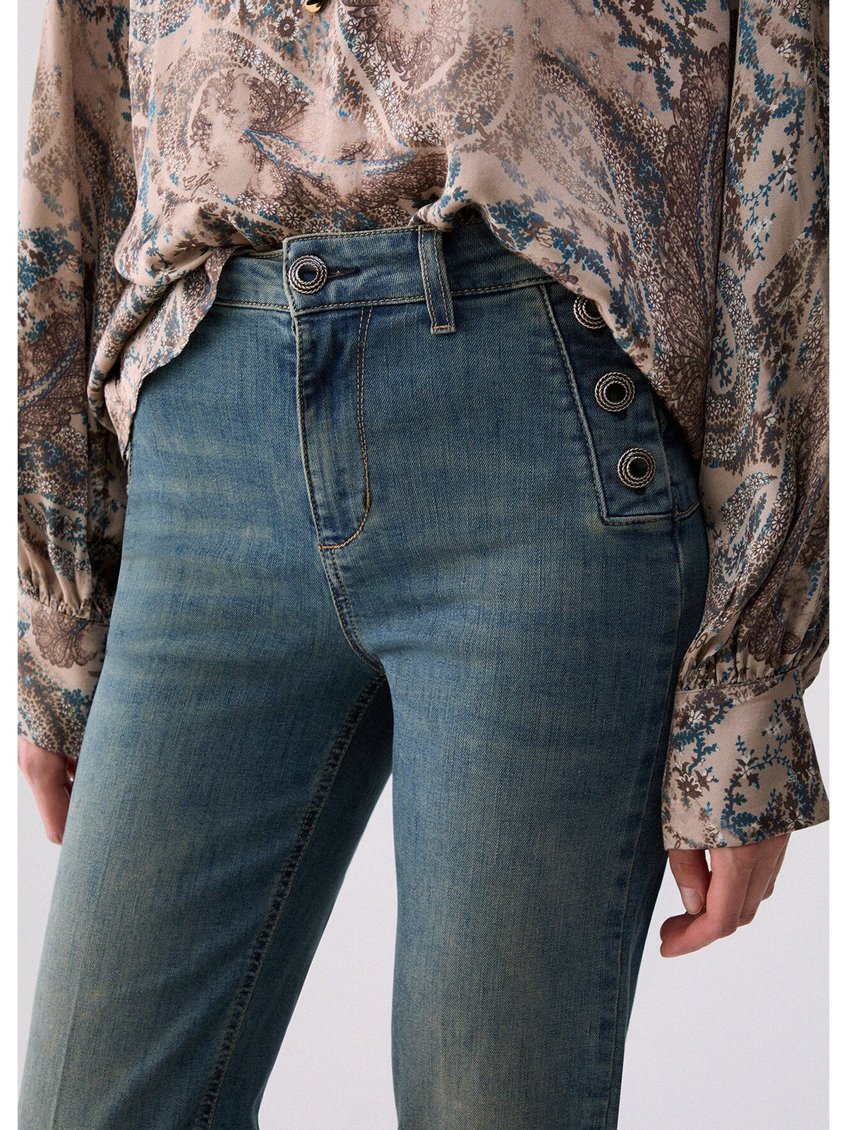 LIU JO BLUE DENIM Jeans Donna Den.Blue dirty jolie - UF6093D0328 79137 gioboutiqueweb