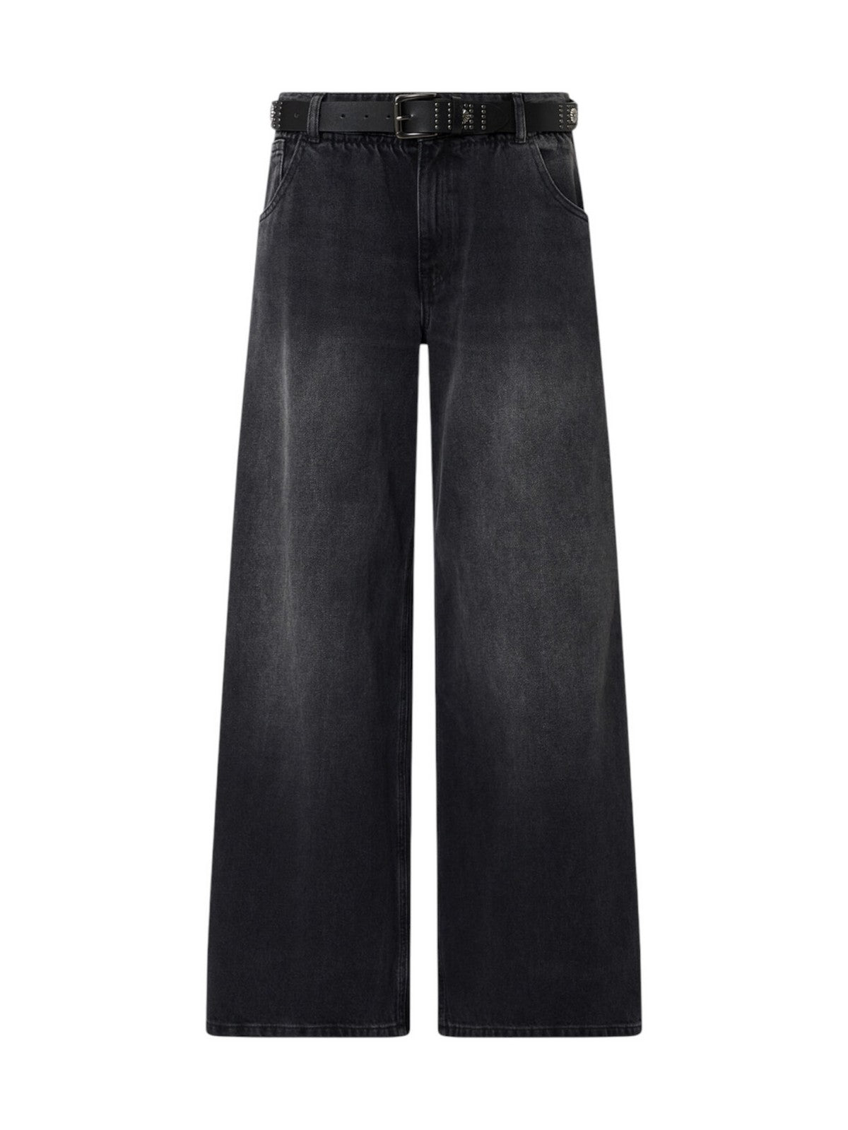 LIU JO BLUE DENIM Jeans Donna Denim black belt was - UF6186D0370 87526