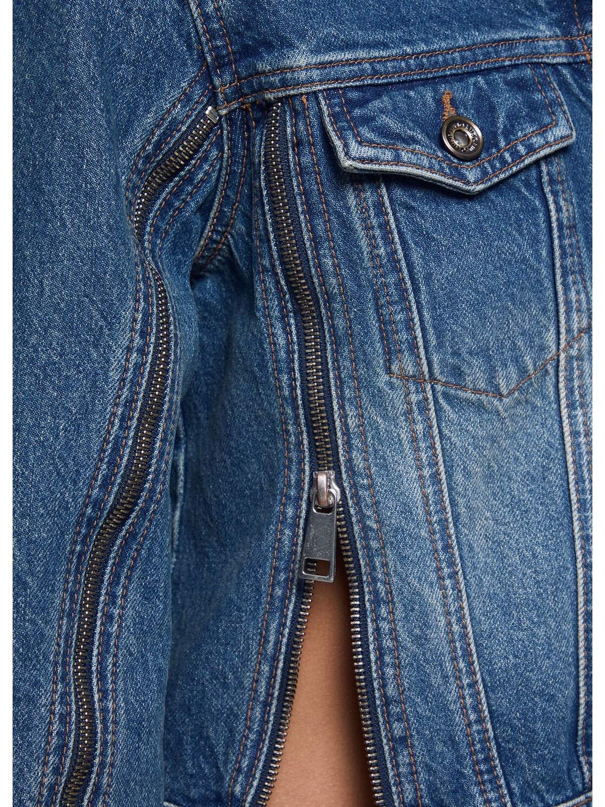 LIU JO BLUE DENIM Giubbino Donna Den.Blue vint.zip wa - UF6501D0396 79156
