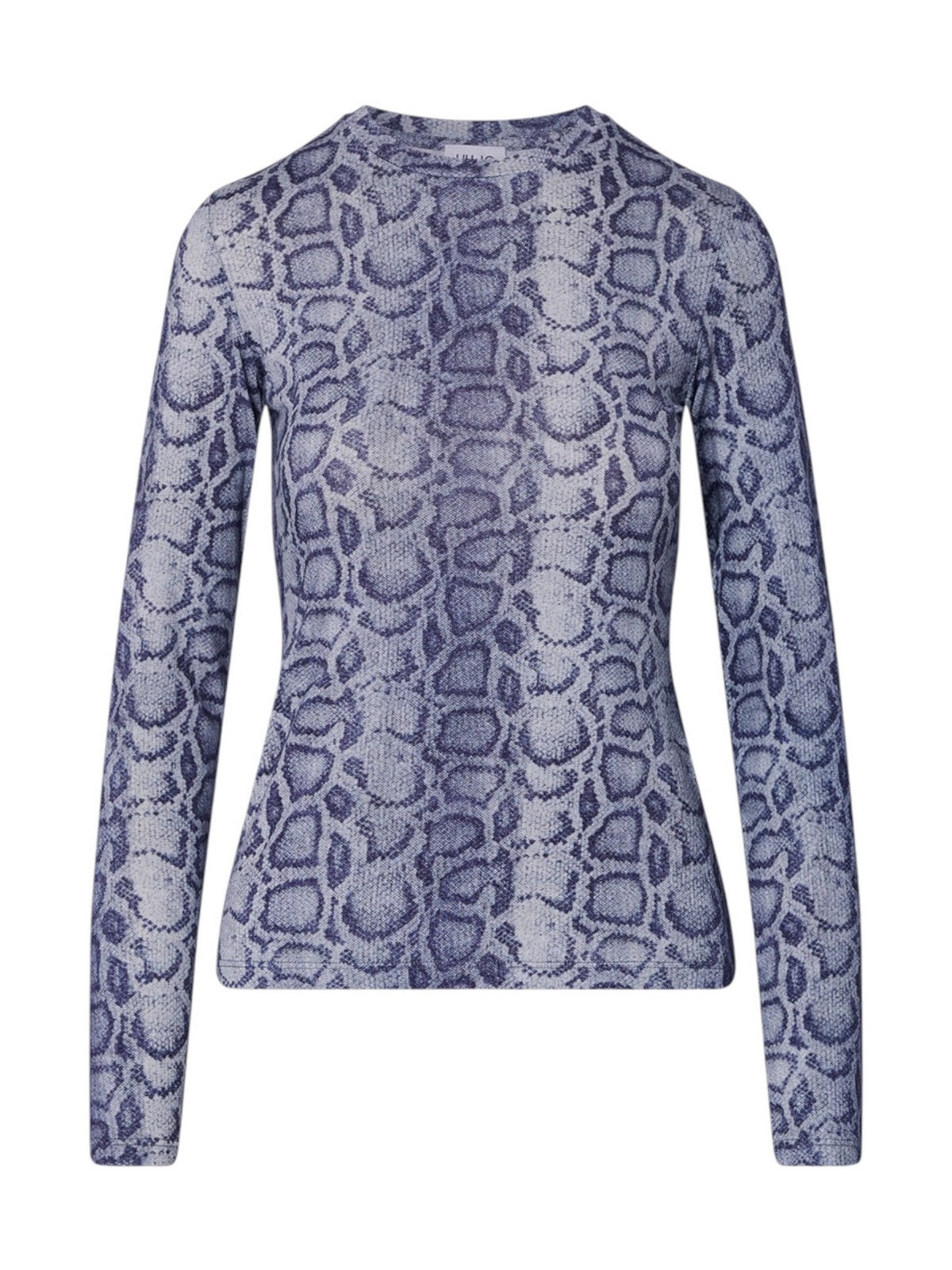 LIU JO BLUE DENIM T-shirt Donna Special snake - UF6515J1624 L9681