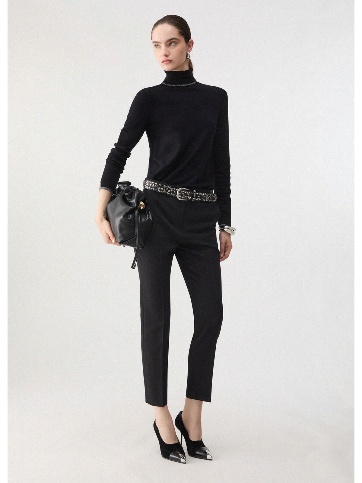 LIU JO WHITE Maglione Donna Nero - WF6013MS49I 22222