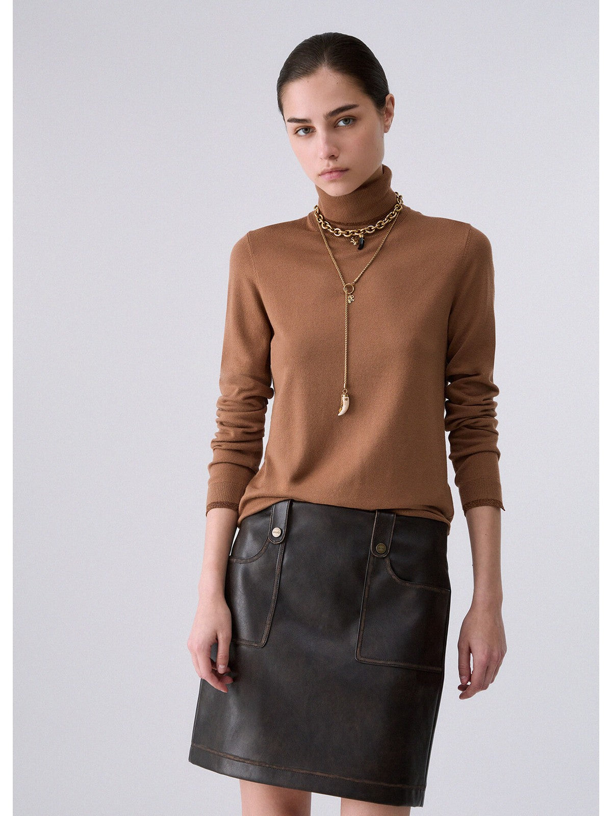 LIU JO WHITE Maglione Donna Cocoa creme - WF6013MS49I 81020