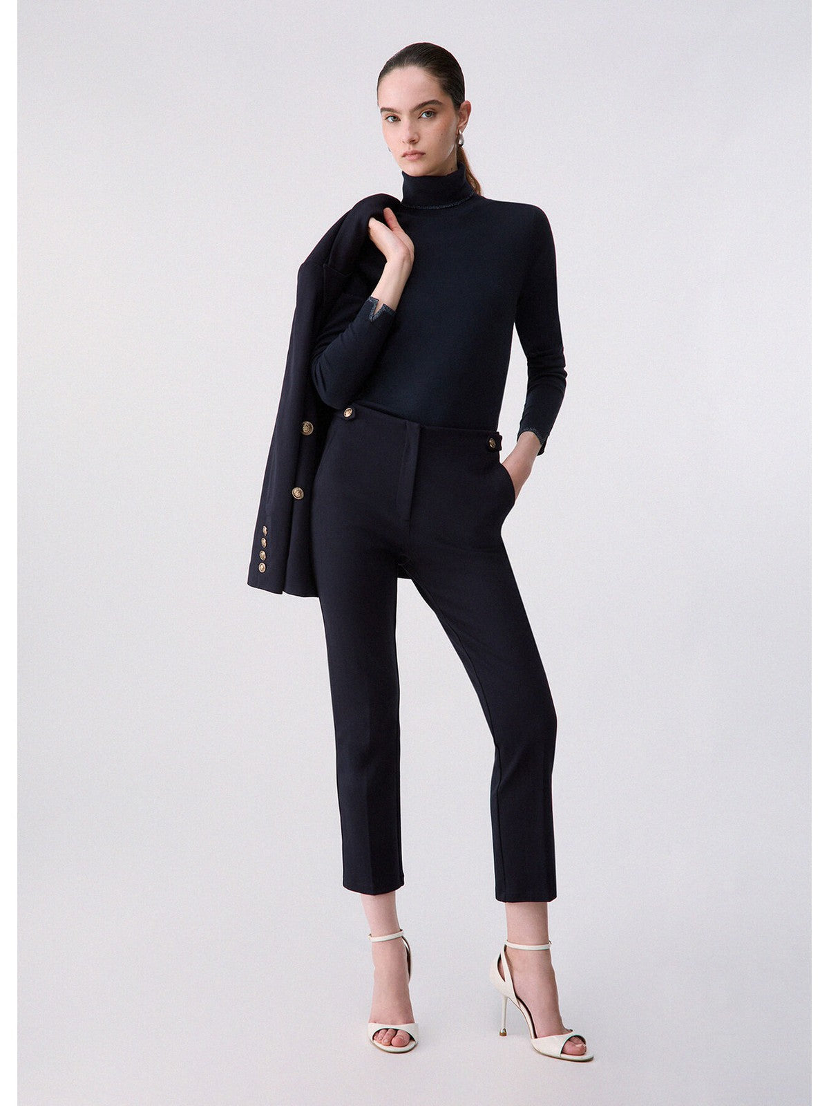 LIU JO WHITE Maglione Donna Nuit noir - WF6013MS49I 93922