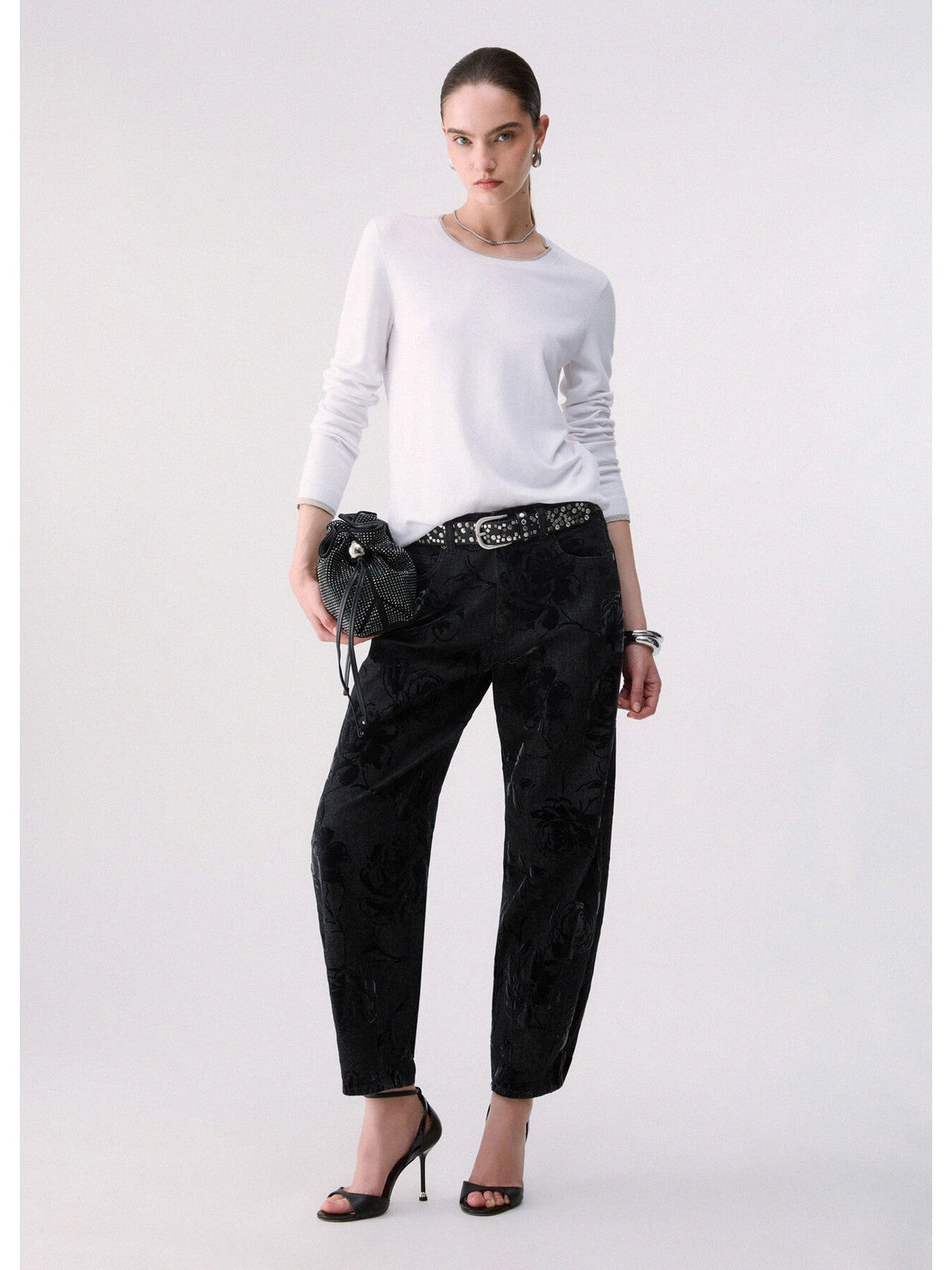 LIU JO WHITE Maglia Donna Bianco lana - WF6015MS49I 10701