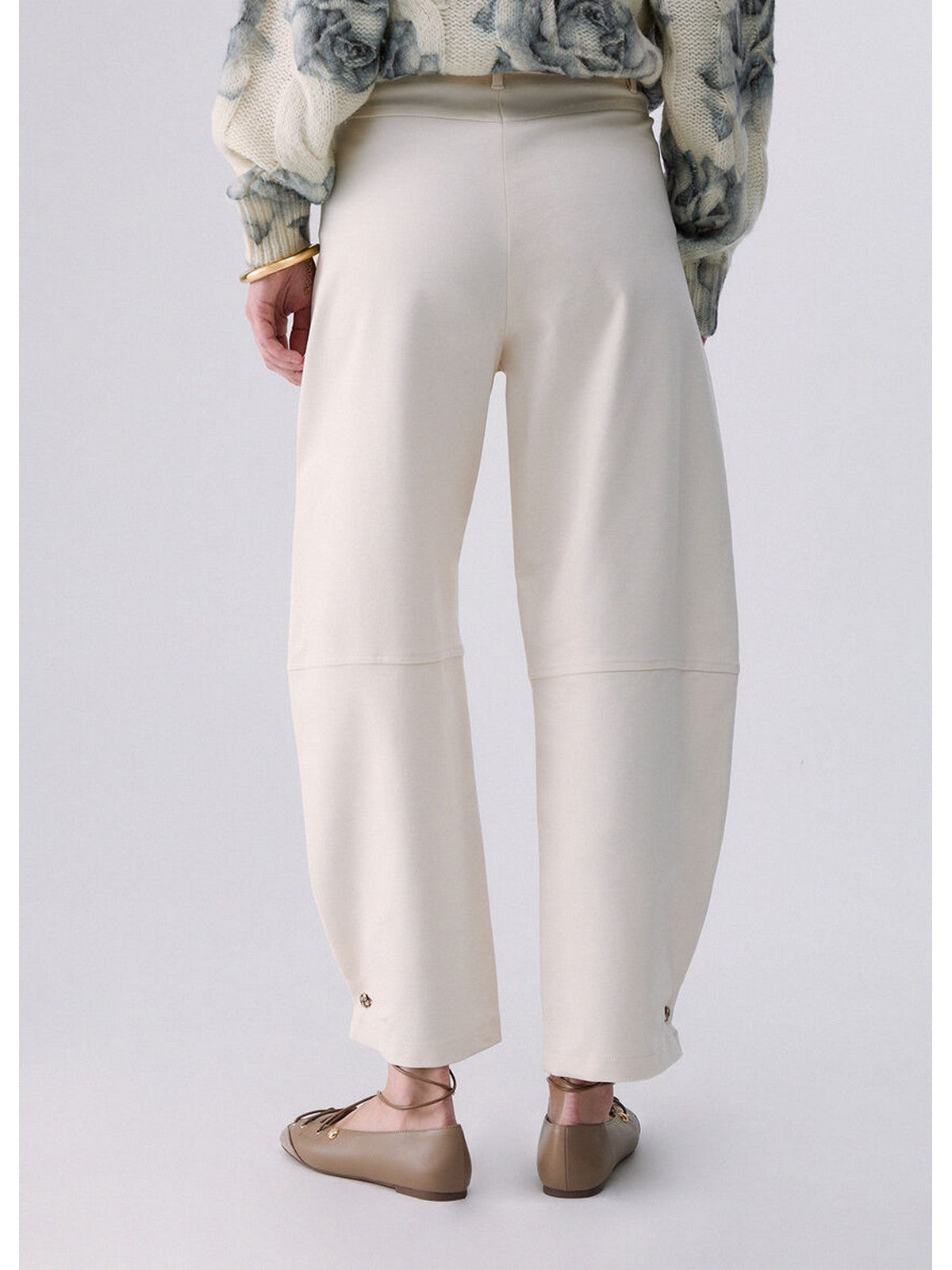 LIU JO WHITE Pantalone Donna Alabastro - WF6086J9189 20704 gioboutiqueweb