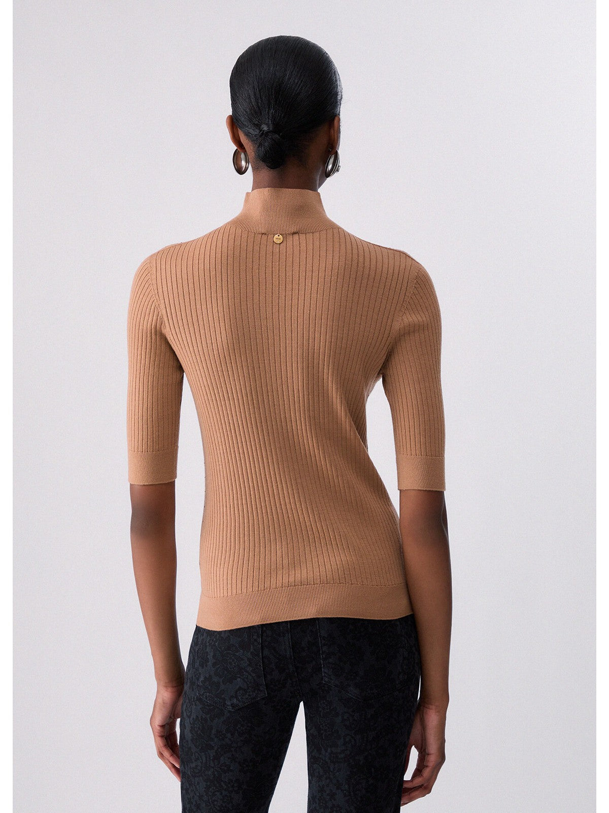 LIU JO WHITE Maglia Donna Cocoa creme - WF6101MA77Q 81020 gioboutiqueweb