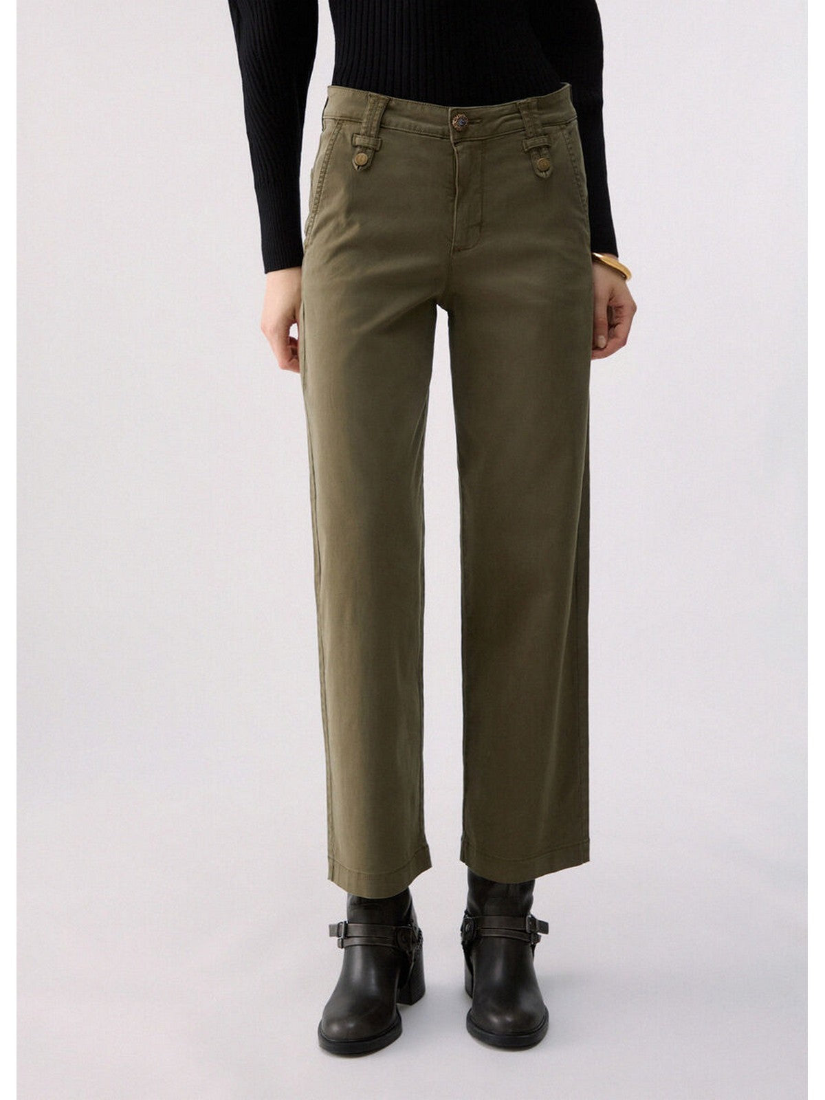 LIU JO WHITE Pantalone Donna Verde alpino - WF6125T709A 90510 gioboutiqueweb