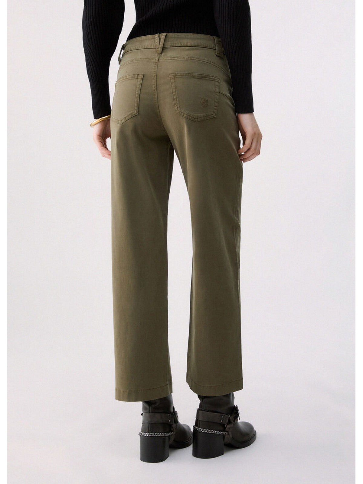 LIU JO WHITE Pantalone Donna Verde alpino - WF6125T709A 90510 gioboutiqueweb