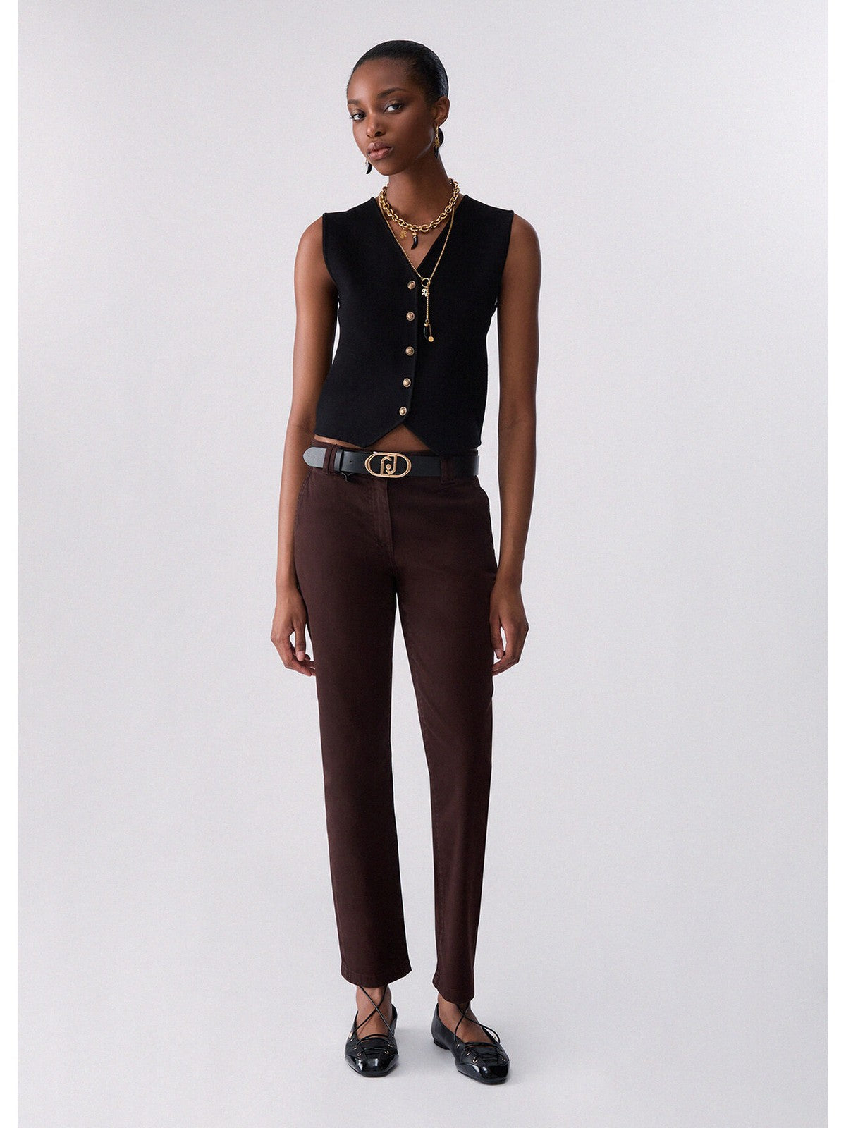 LIU JO WHITE Pantalone Donna Mole - WF6128T708A 91106