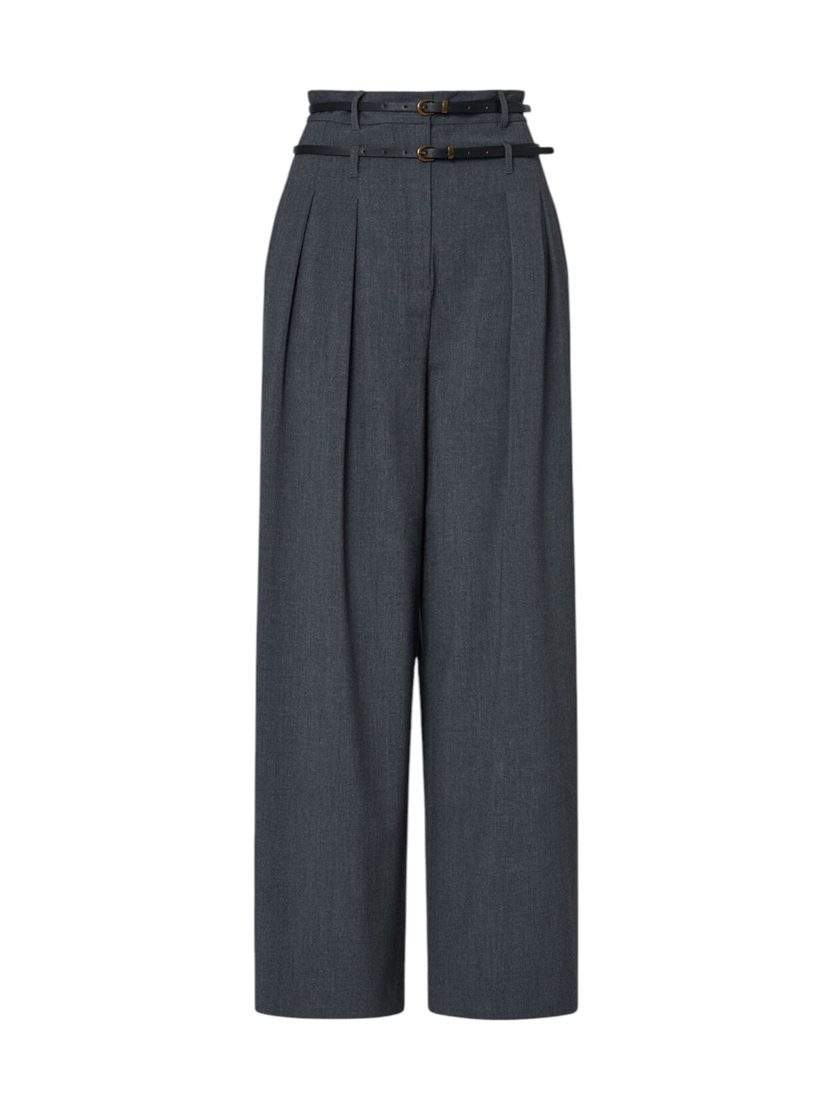 LIU JO WHITE Pantalone Donna Dark grey melange - WF6309T743A 02069