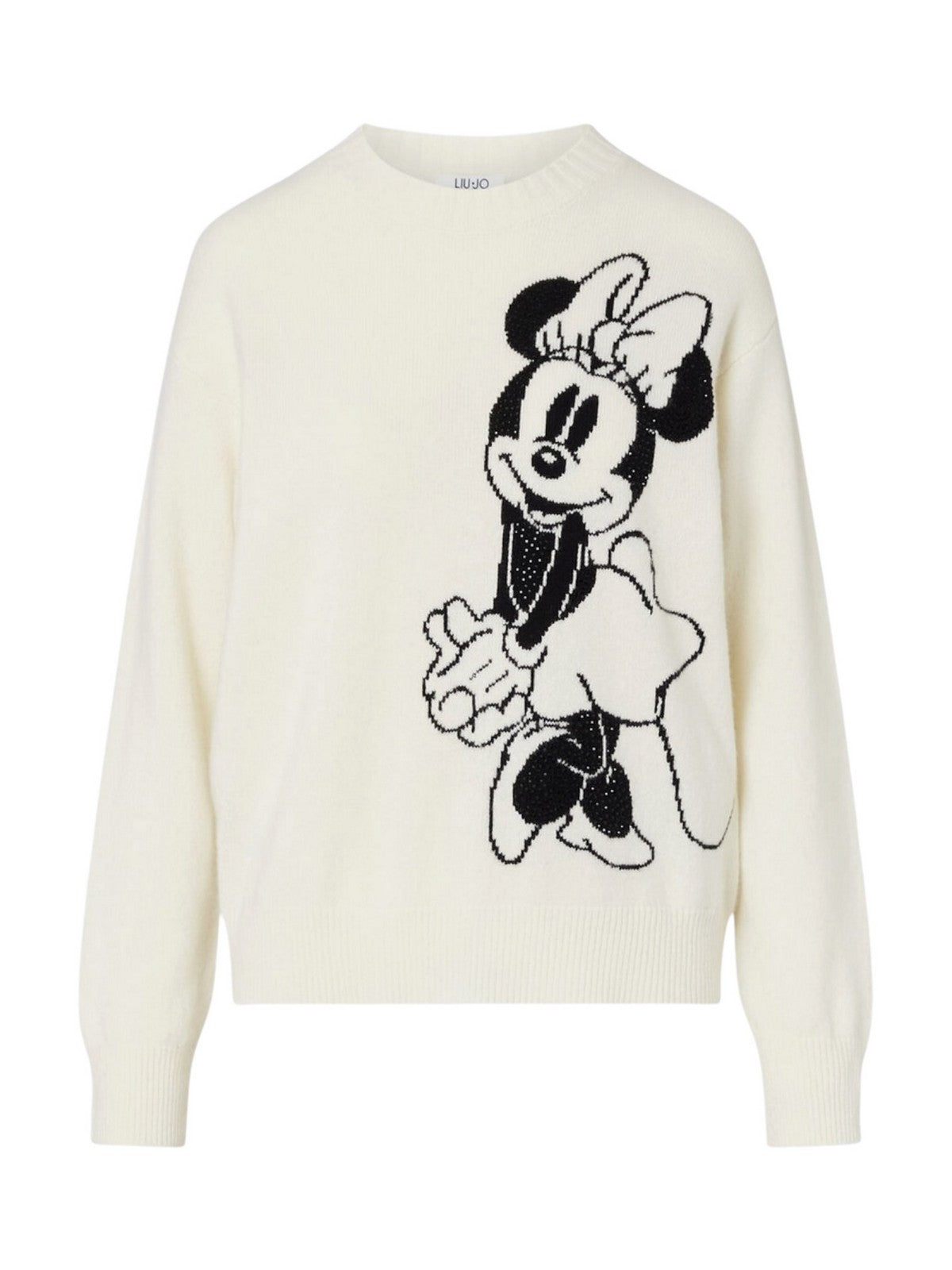 LIU JO WHITE Maglione Donna Bco miss mouse b&w - WF6455MS009 L9450