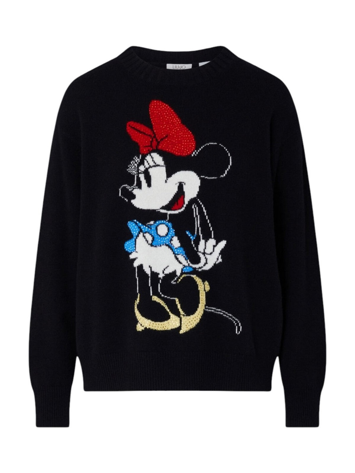 LIU JO WHITE Maglione Donna Nero miss mouse col - WF6455MS009 L9455