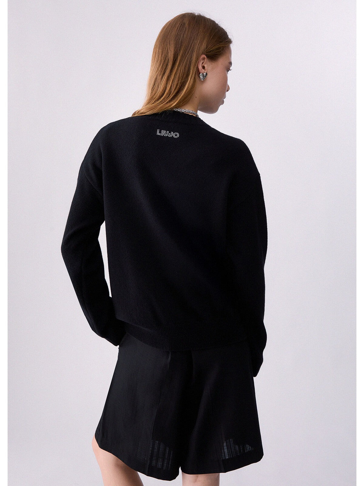 LIU JO WHITE Maglione Donna Nero miss mouse col - WF6455MS009 L9455