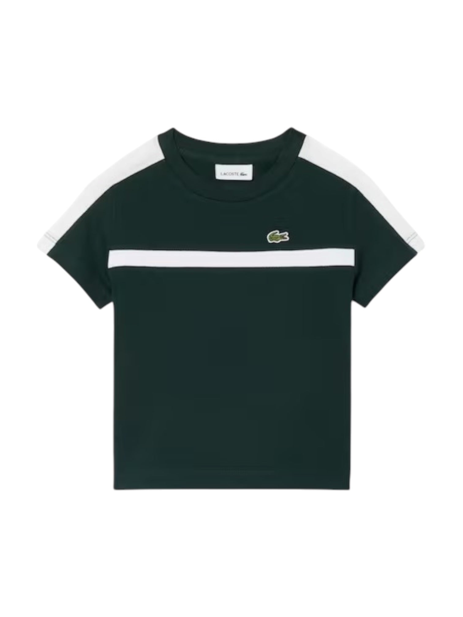 LACOSTE KIDS T-shirt Bambini e ragazzi LCB COLORBLOCK STRIPE TEE Verde - 847774 YZP