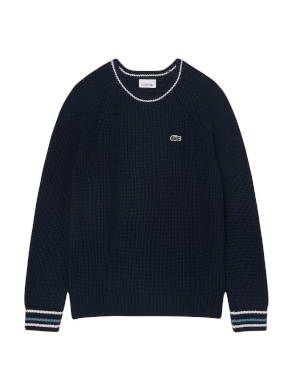 LACOSTE KIDS Maglione Bambini e ragazzi LCB CHUNKY KNIT CORE SWEATER Blu - 947695 UGW