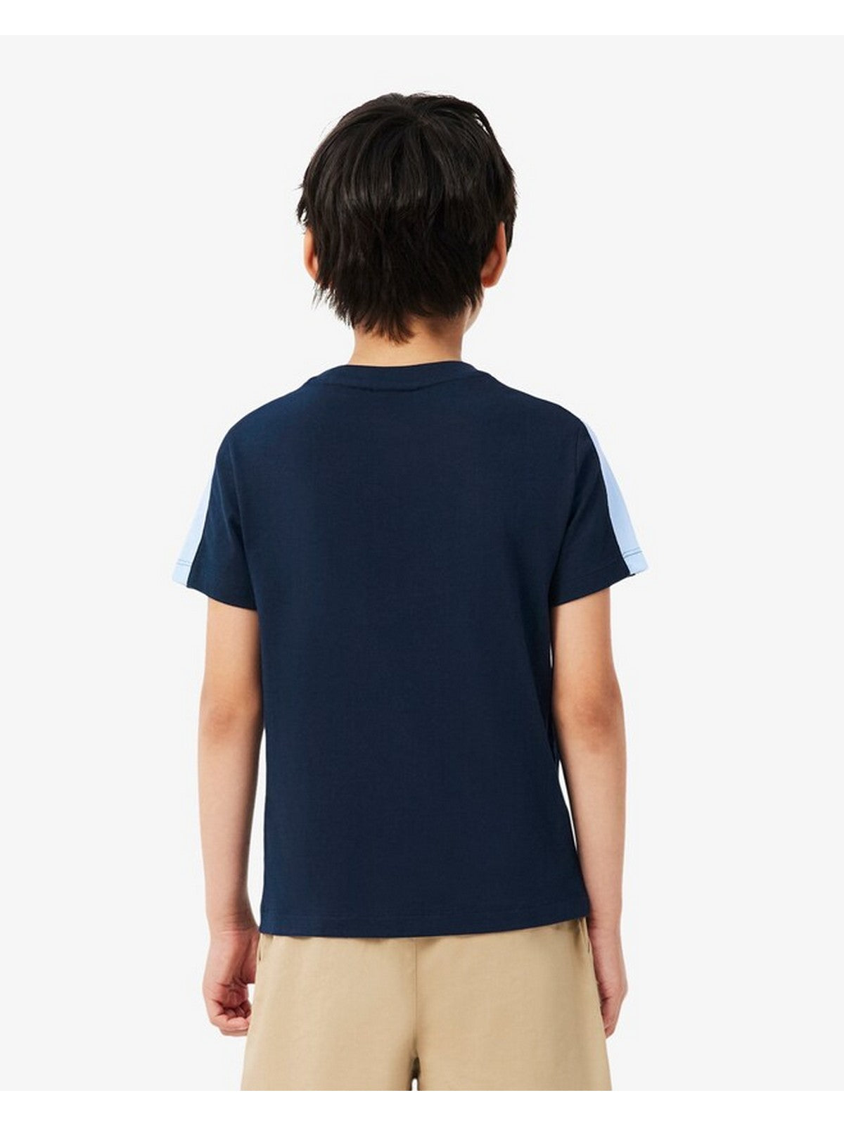 LACOSTE KIDS T-shirt Bambini e ragazzi LCB COLORBLOCK STRIPE TEE Blu - 947774 UGW