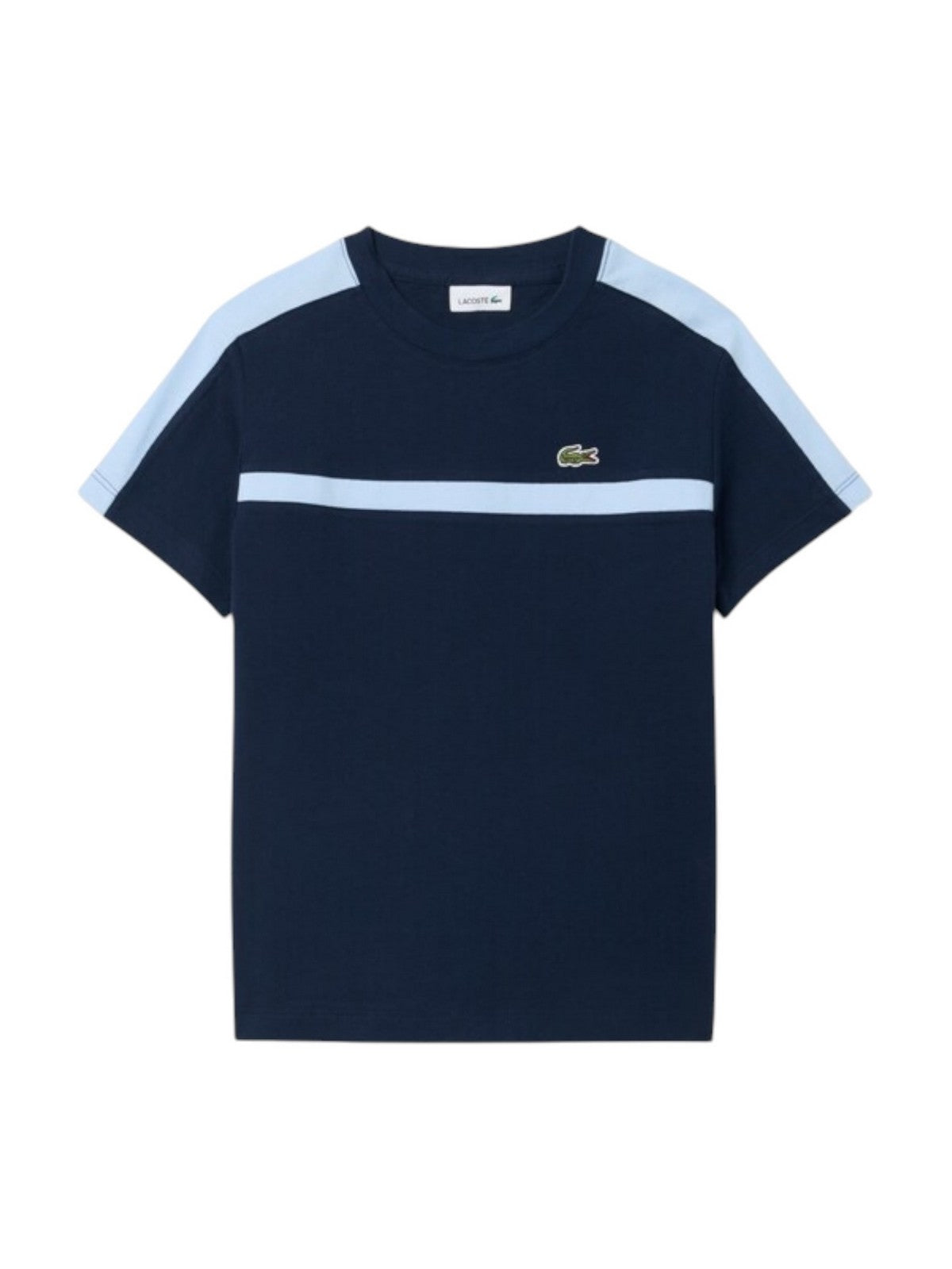 LACOSTE KIDS T-shirt Bambini e ragazzi LCB COLORBLOCK STRIPE TEE Blu - 947774 UGW